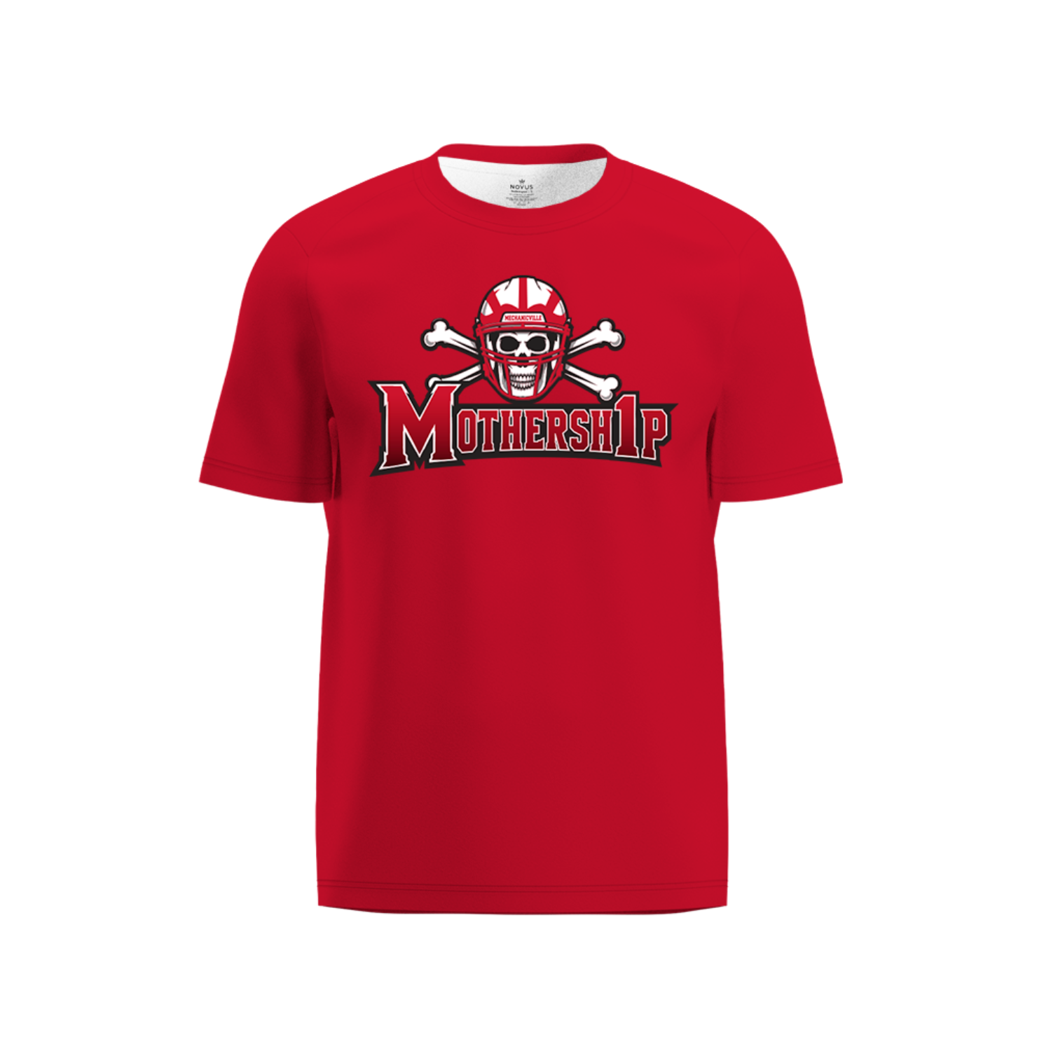 MECHANICVILLE FOOTBALL PERFORMANCE SS TEE [RED]