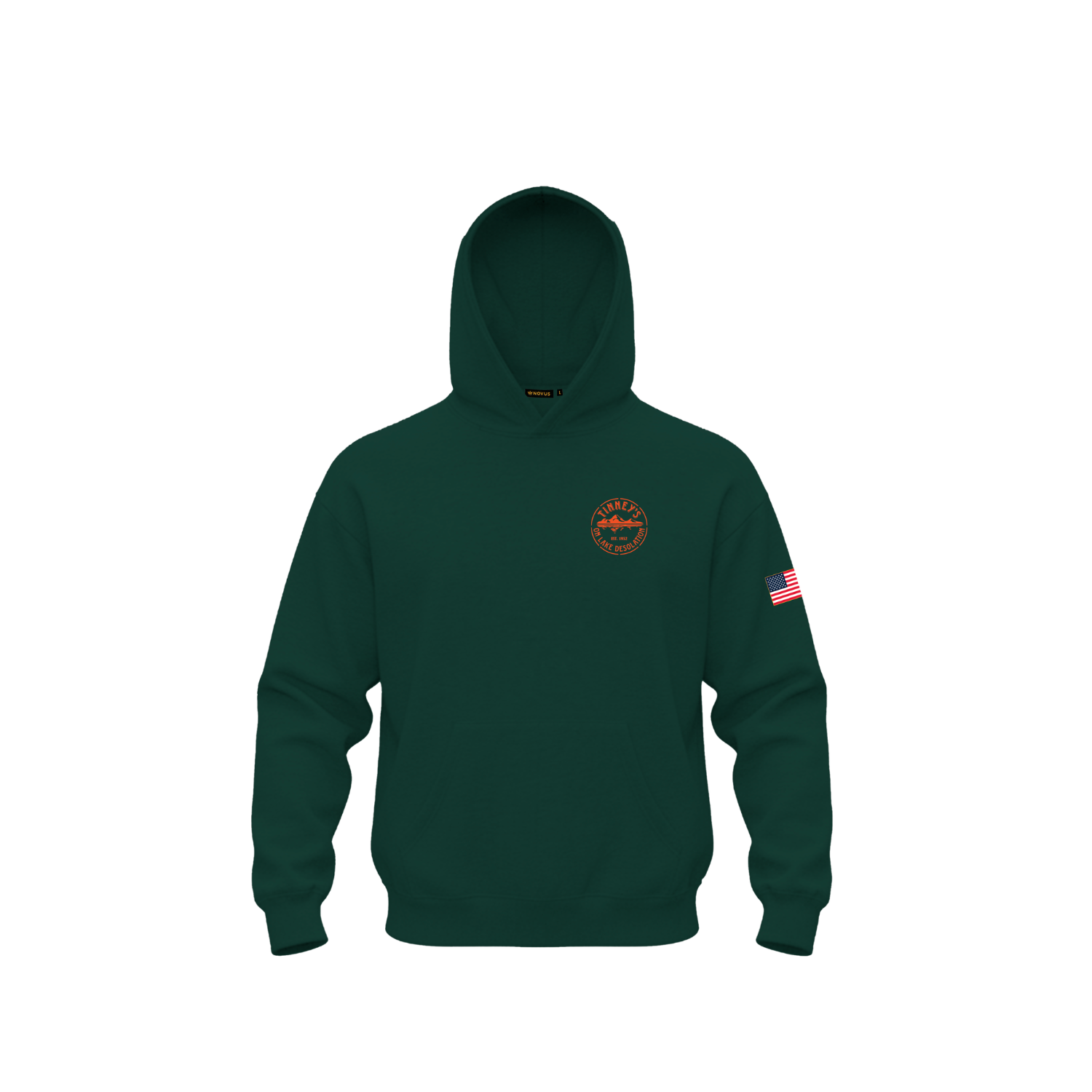 TINNEY'S 2026 COTTON FLEECE HOODIE [GREEN]