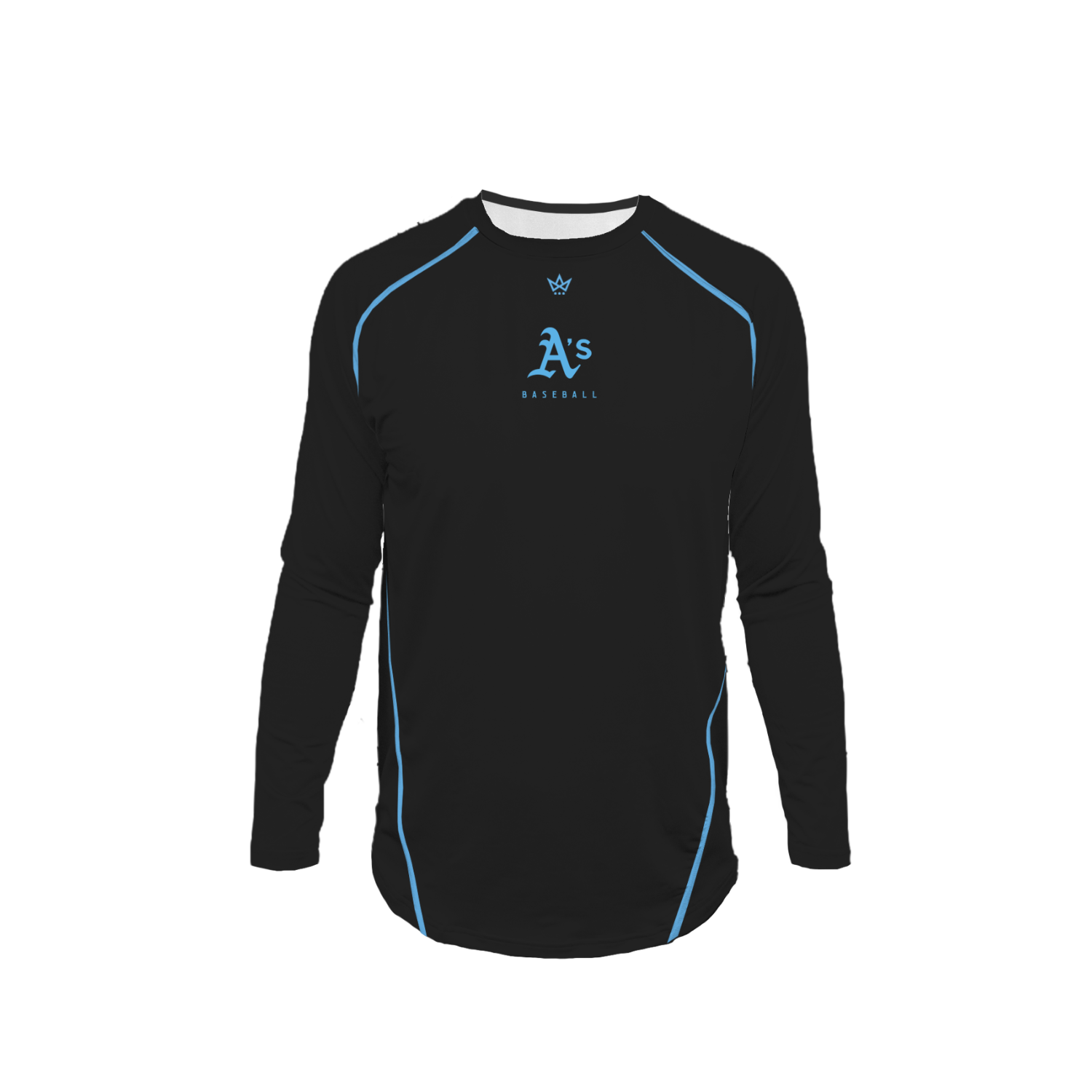 TOP LEVEL ATHLETICS BASEBALL PRO VENTED LS [BLACK]