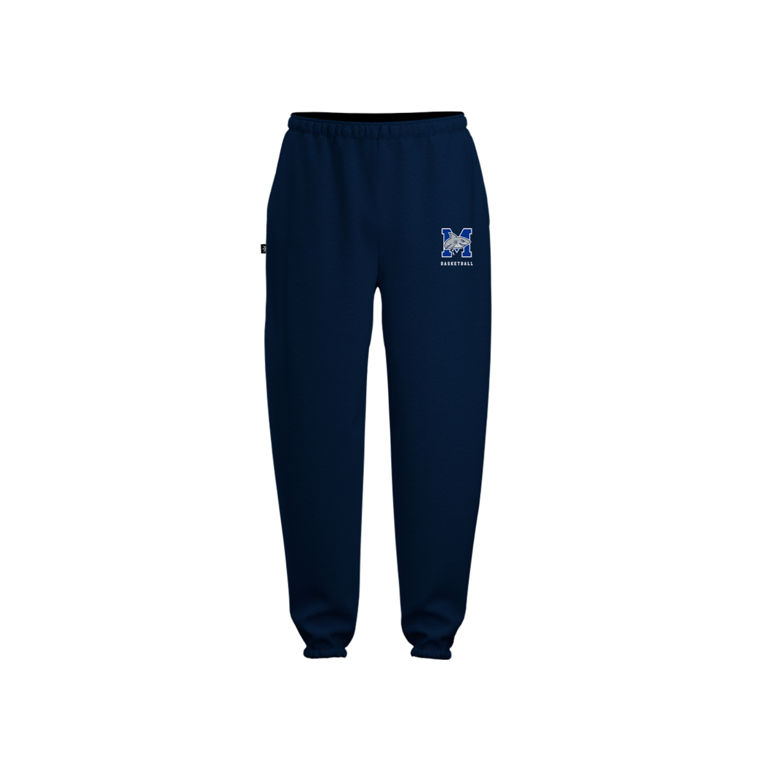 MONOMOY GIRLS BASKETBALL COTTON FLEECE JOGGERS [NAVY]