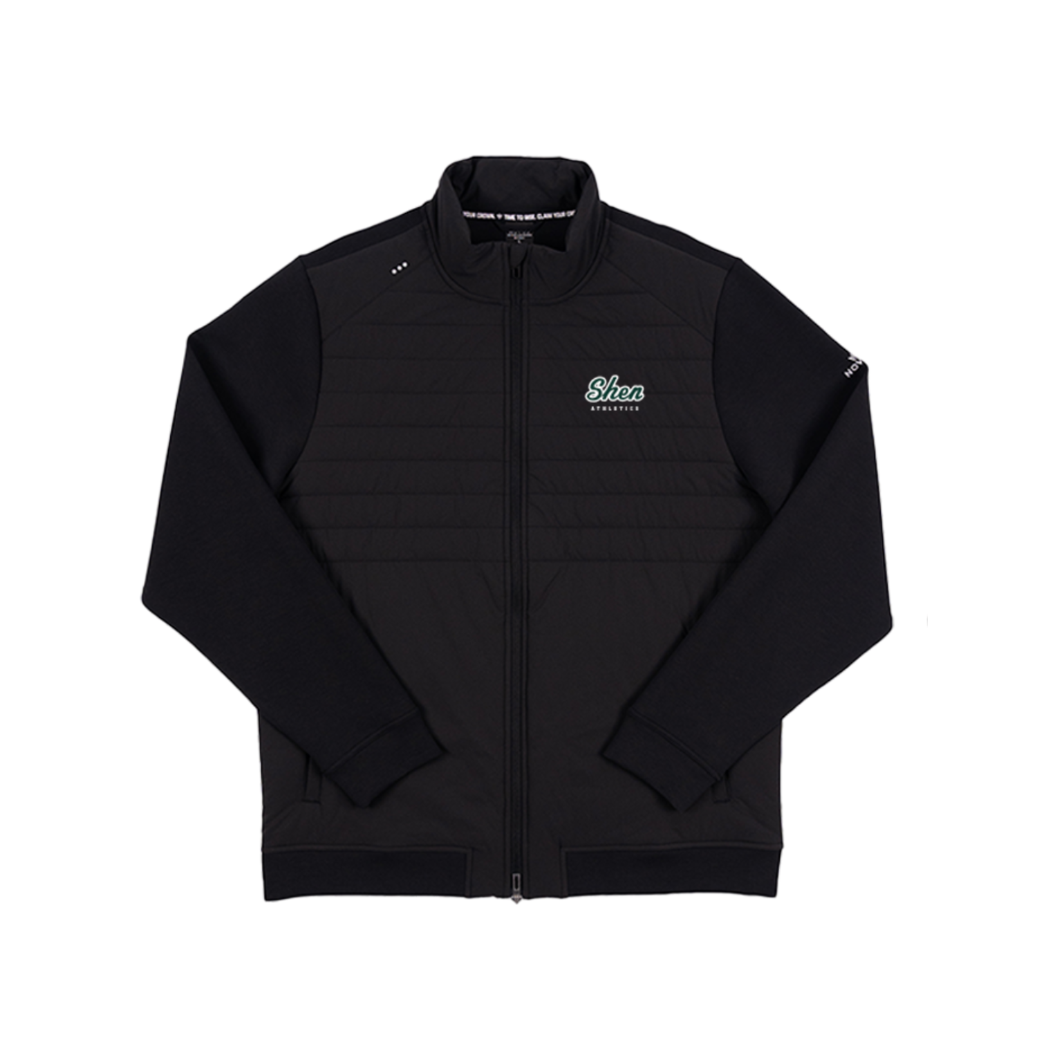 SHEN SCHOOL ROYALKNIT HYBRID JACKET - ONYX