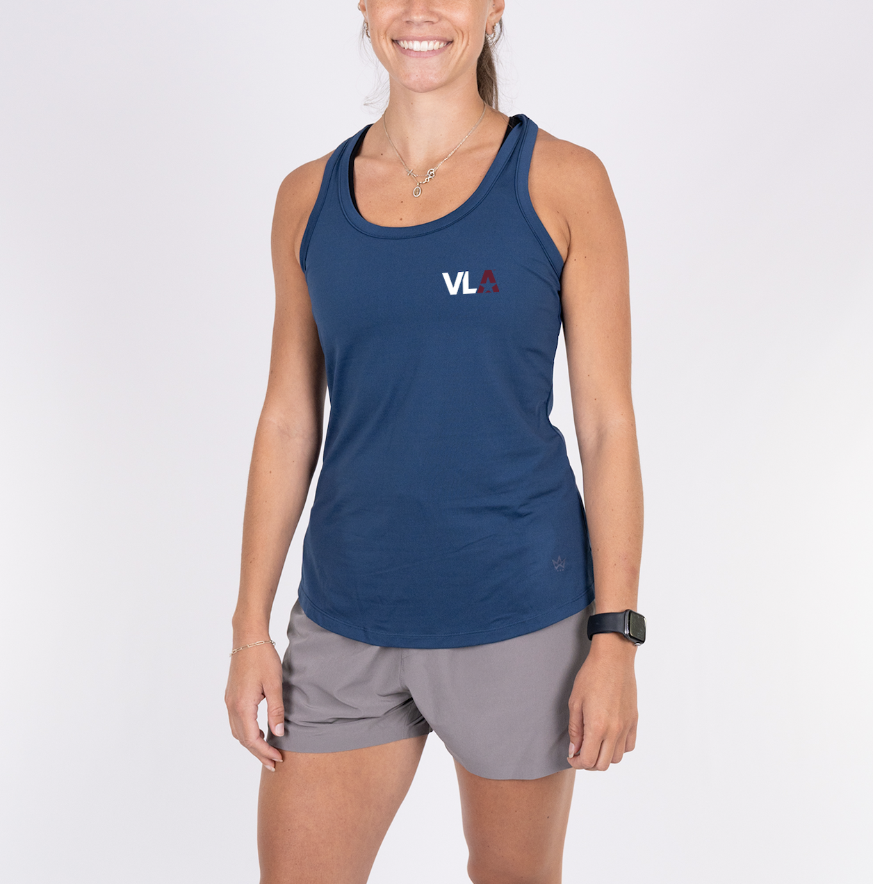 VOLLEYBALL LEAGUE  OF AMERICA '26 WOMEN'S ASCENSION TANK TOP - INSIGNIA BLUE