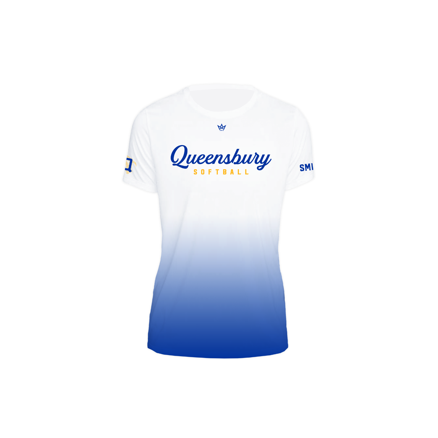 QUEENSBURY YOUTH BASEBALL & SOFTBALL WOMEN'S PERFORMANCE SS TEE - SOFTBALL