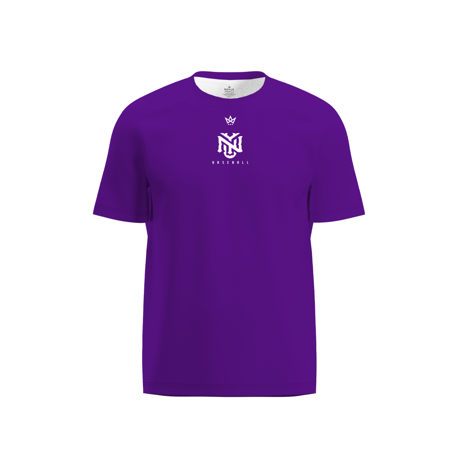 NYU BASEBALL PERFORMANCE SS TEE [PURPLE]