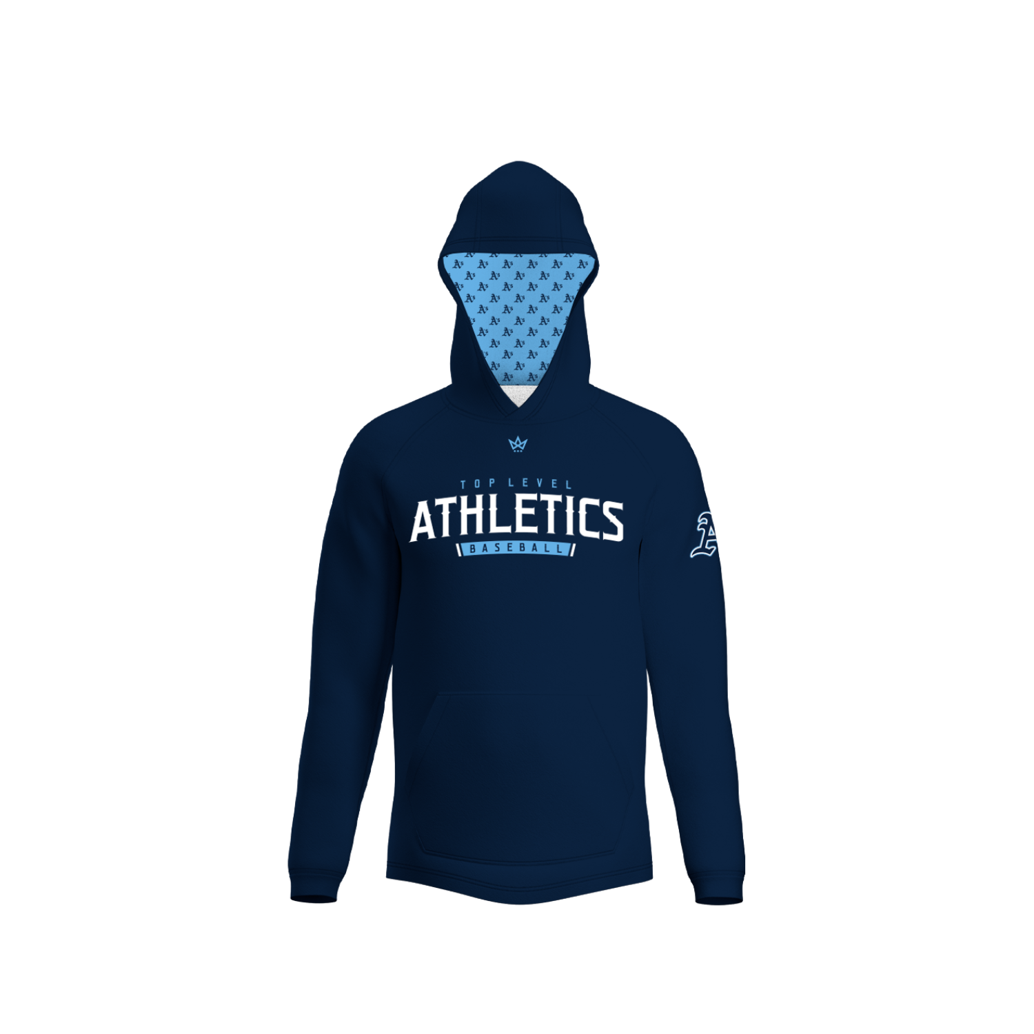 TOP LEVEL ATHLETICS BASEBALL SCUBA PRO HOODIE