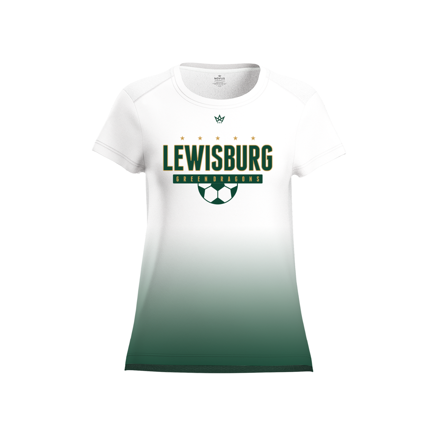 LEWISBURG HIGH SCHOOL SOCCER WOMEN'S AURA TEE