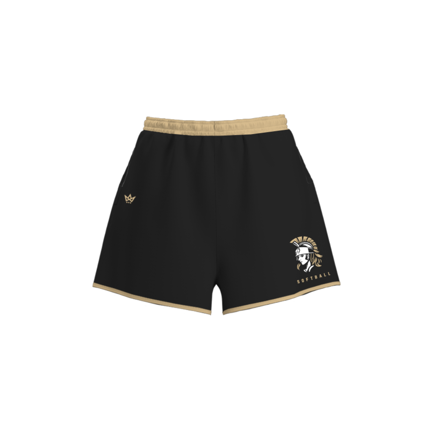 VICTORY SOFTBALL - ROUND 2 WOMEN'S VENTUS SHORTS - BLACK
