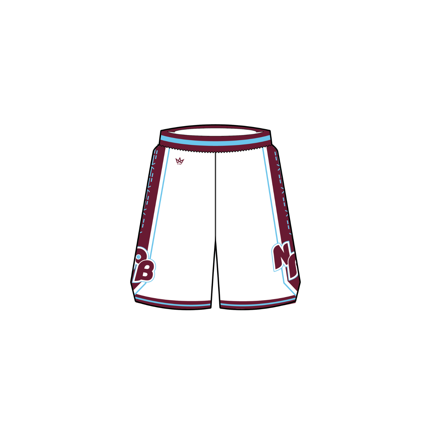 NEXT PLAY BASKETBALL '26 BASKETBALL GAME SHORTS - WHITE