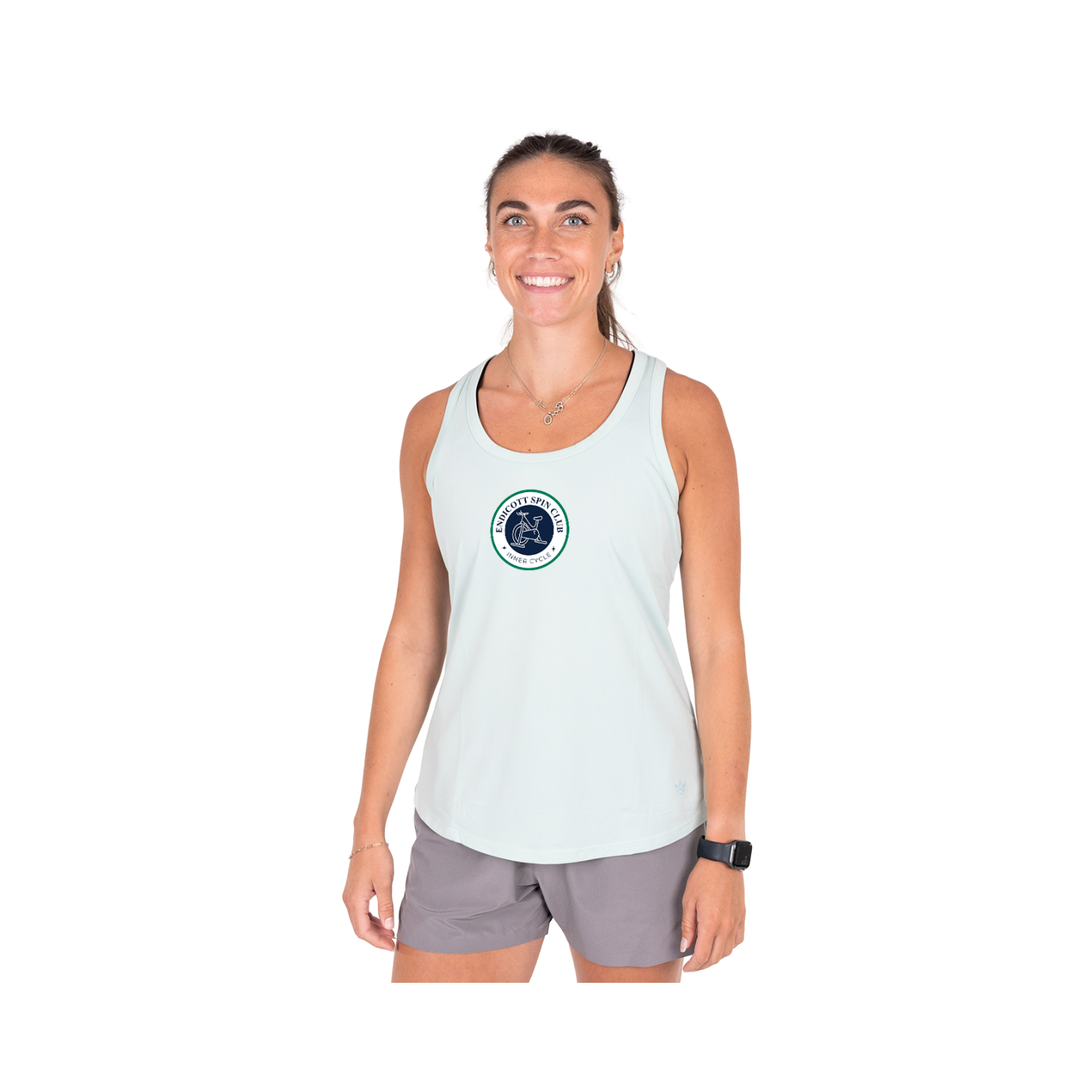 ENDICOTT SPIN CLUB WOMEN'S ASCENSION TANK TOP - SURF SPRAY