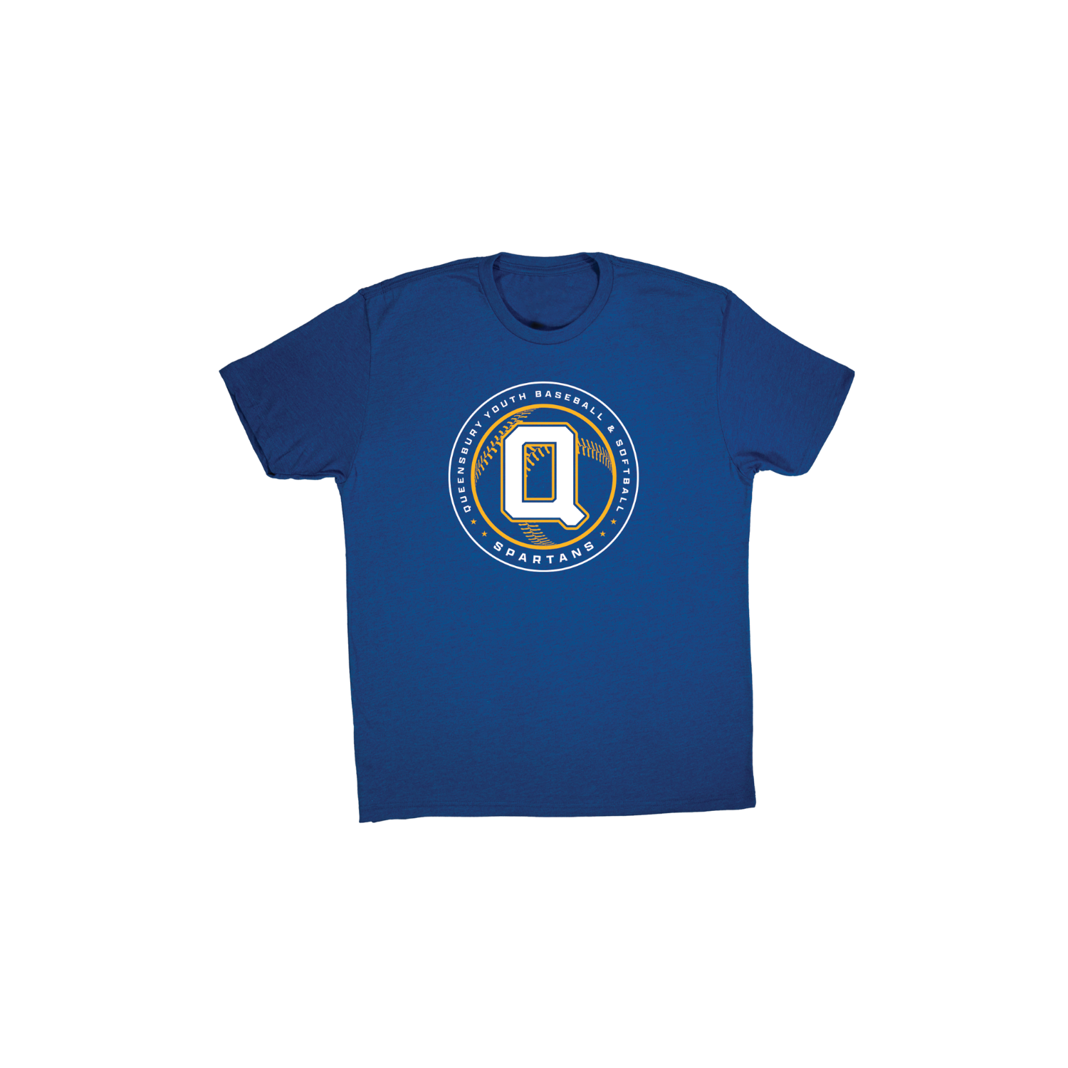 QUEENSBURY YOUTH BASEBALL & SOFTBALL BASIC COTTON SS TEE