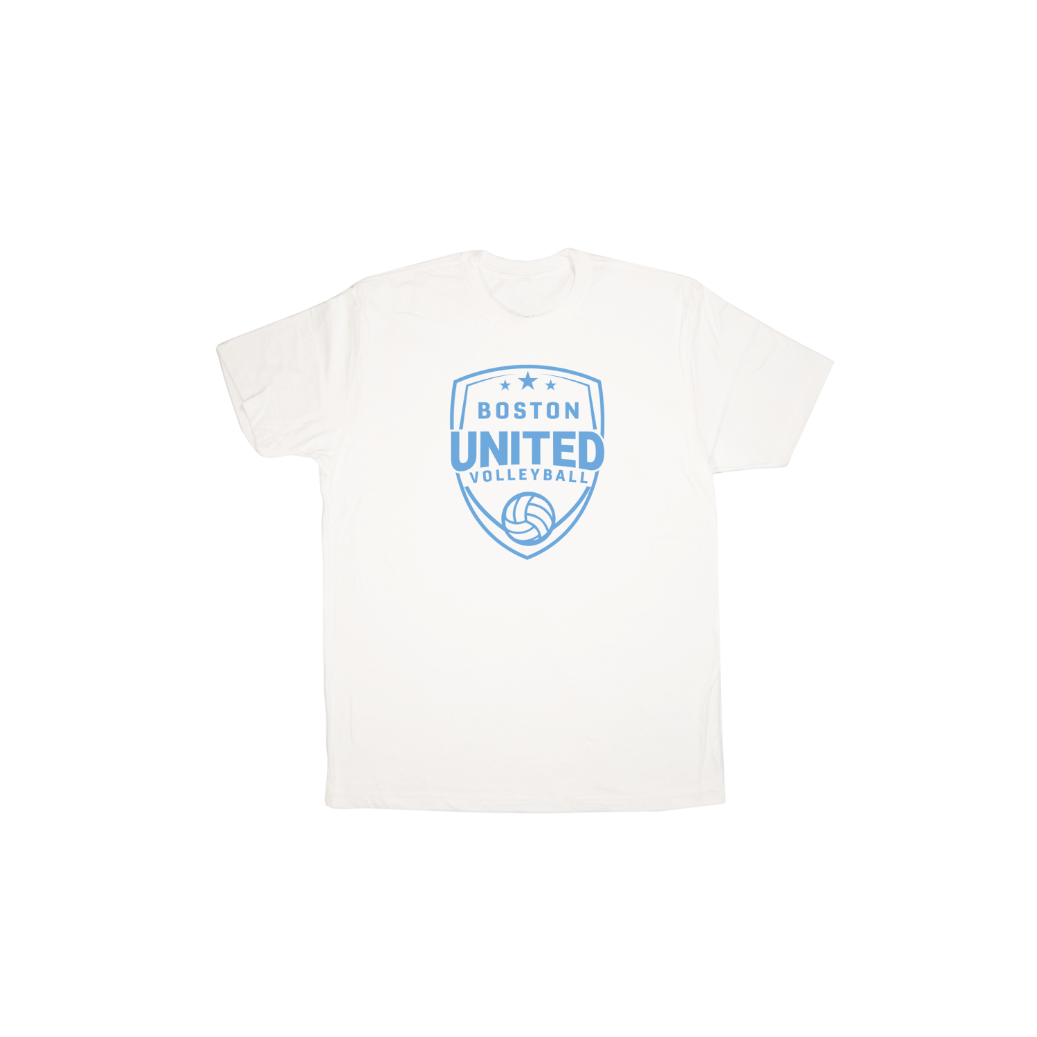 BOSTON UNITED COACHES BASIC COTTON SS TEE - WHITE