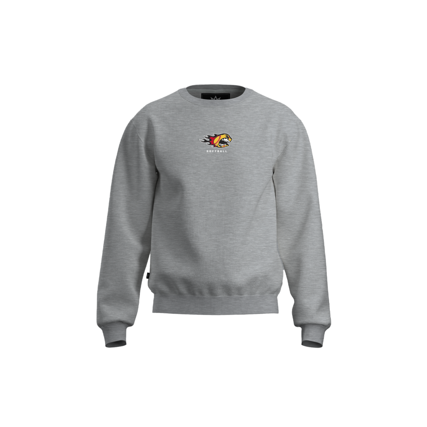 THE CAGE SOFTBALL COTTON FLEECE CREWNECK