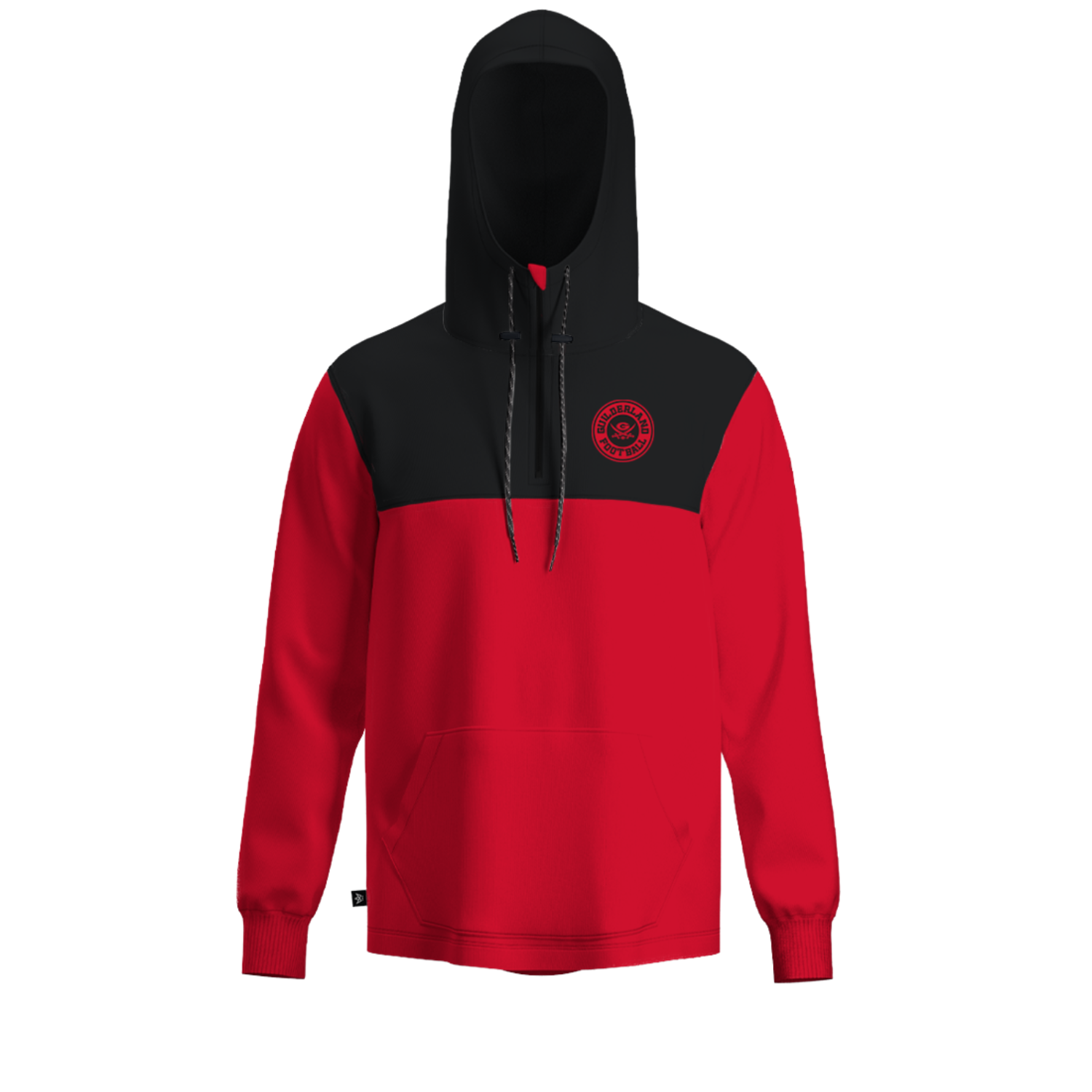 GUILDERLAND HS FOOTBALL PANELED HOODIE