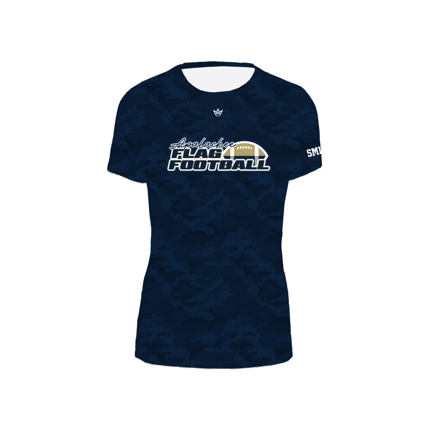 APALACHEE HS FLAG FOOTBALL WOMEN'S PERFORMANCE SS TEE - NAVY