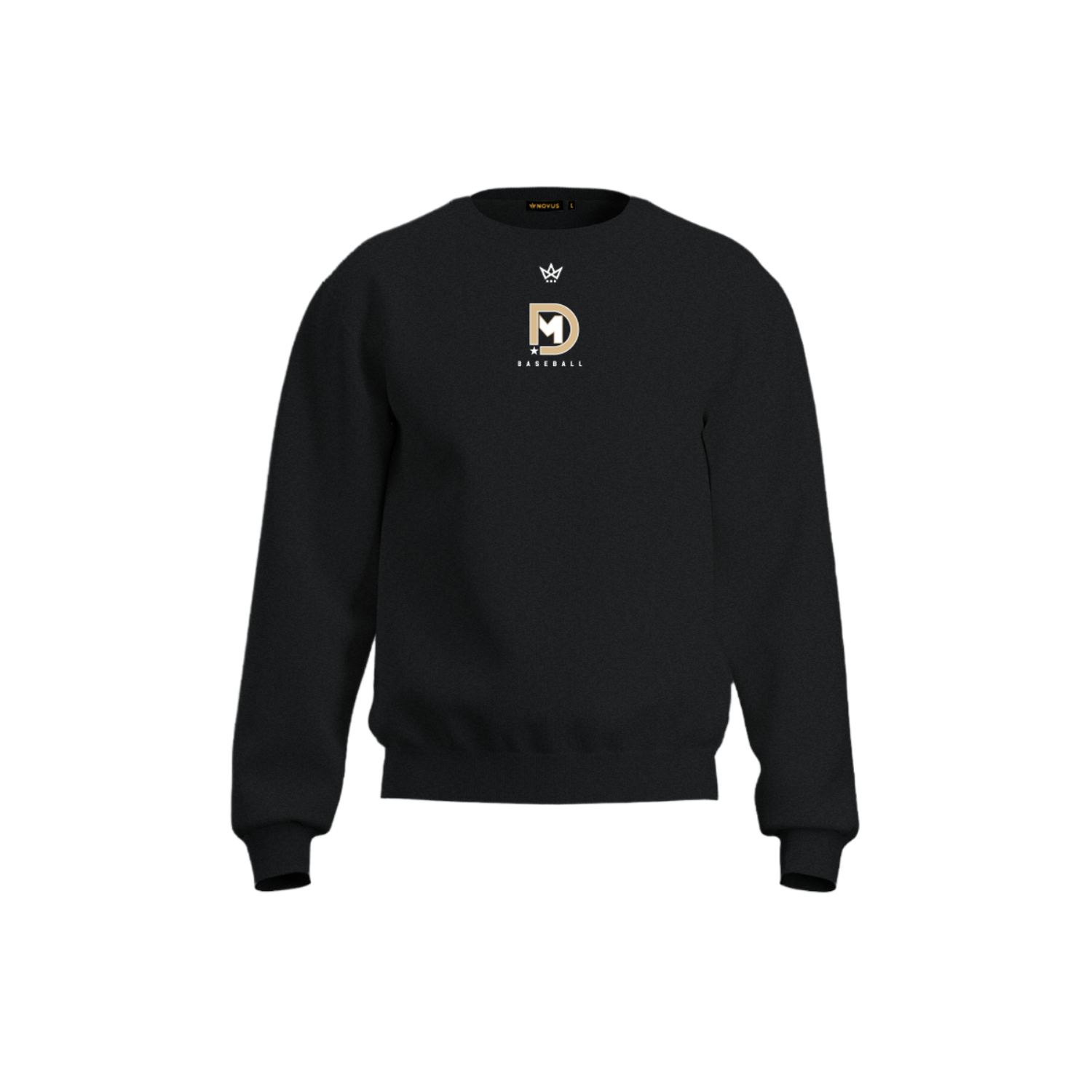 DOUBLE MAJOR BASEBALL ACCESS COTTON FLEECE CREWNECK
