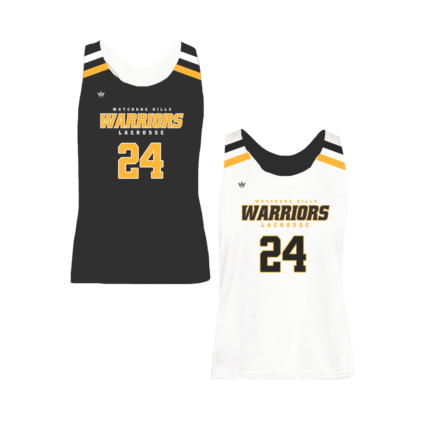WATCHUNG HILLS LACROSSE WOMEN'S LACROSSE REVERSIBLE PINNIE