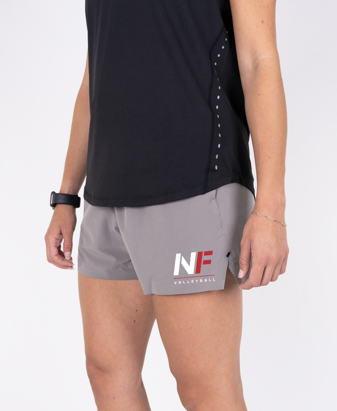 NFVB '26 WOMEN'S TRAINING SHORT - DARK STERLING