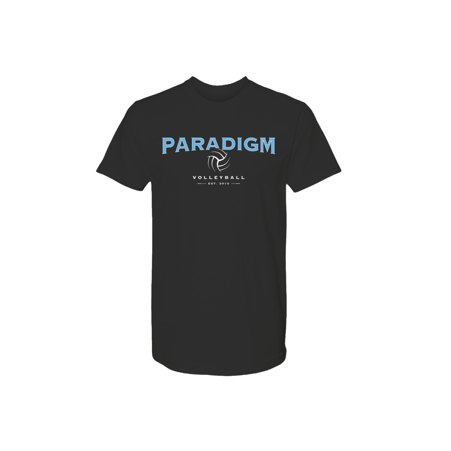 PARADIGM VOLLEYBALL BASIC COTTON SS TEE [BLACK]