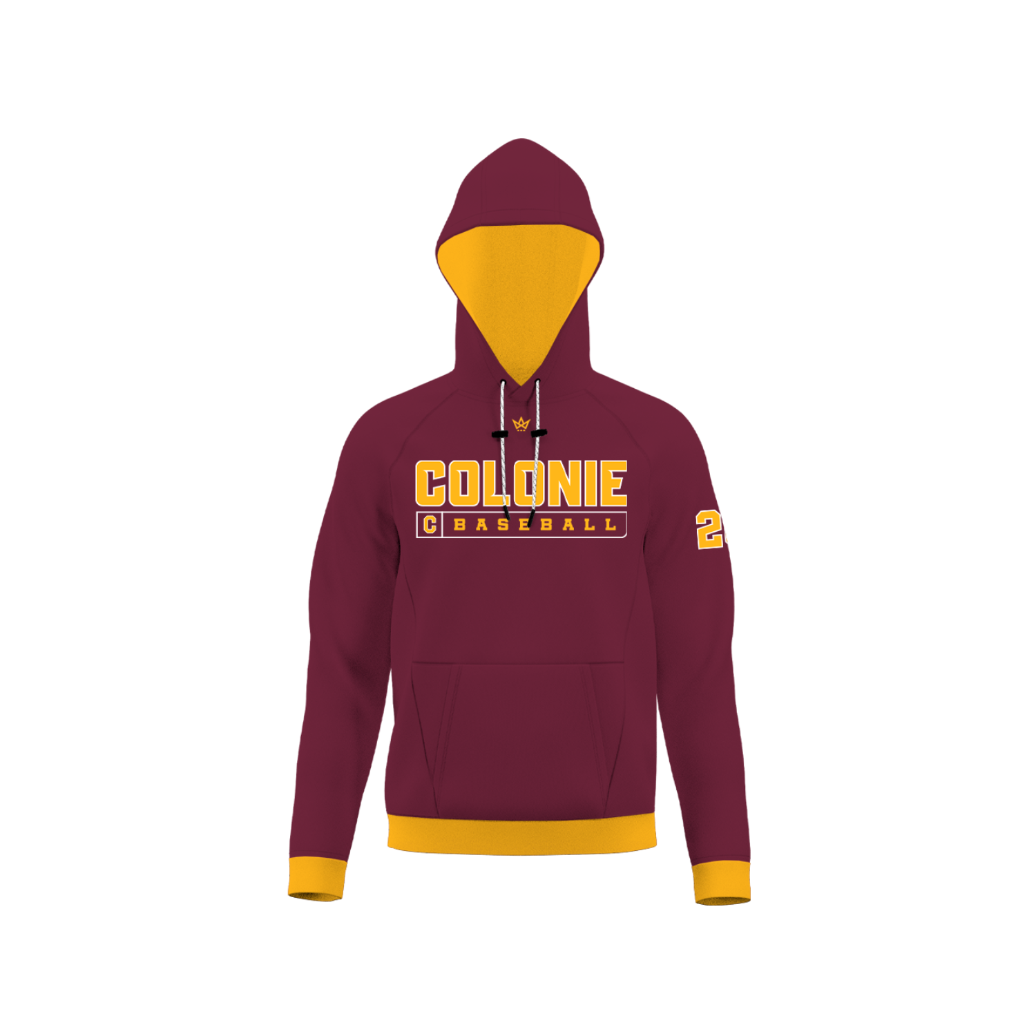 COLONIE TRAVEL BASEBALL SUB PERFORMANCE FLEECE HOODIE