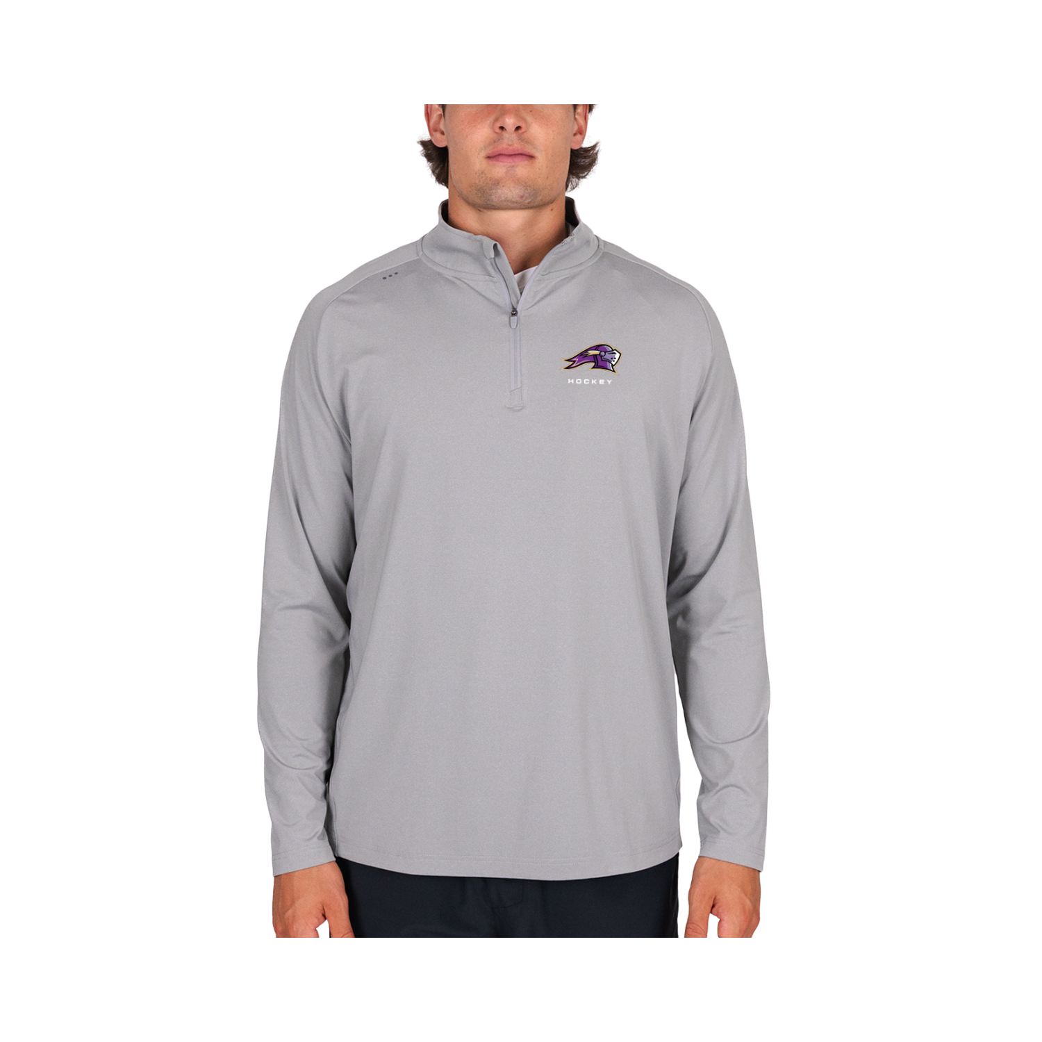 ST.MICHAELS HOCKEY ASCENSION  QUARTER-ZIP - HEATHER STERLING