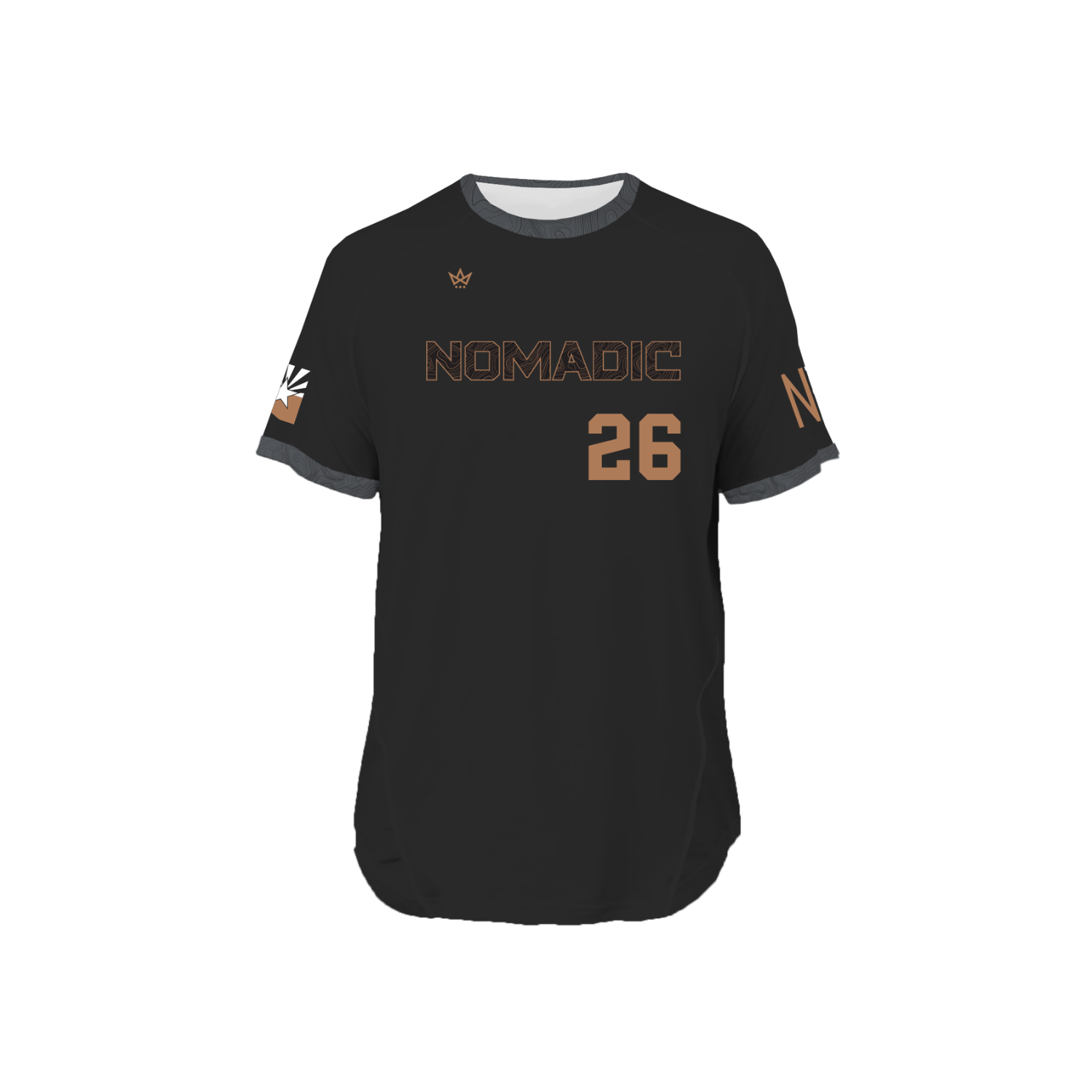 NOMADIC BASEBALL PRO VENTED SS TEE [BLACK]