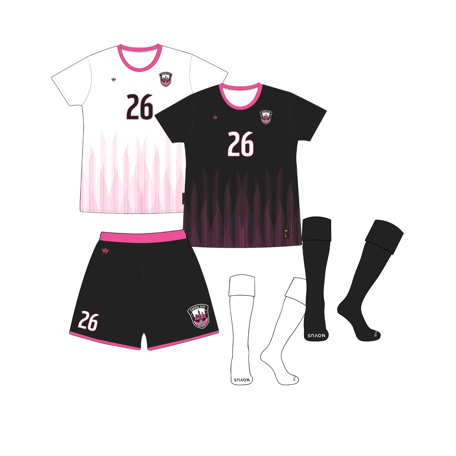 CAPITAL CITY FC GIRLS GAME KIT
