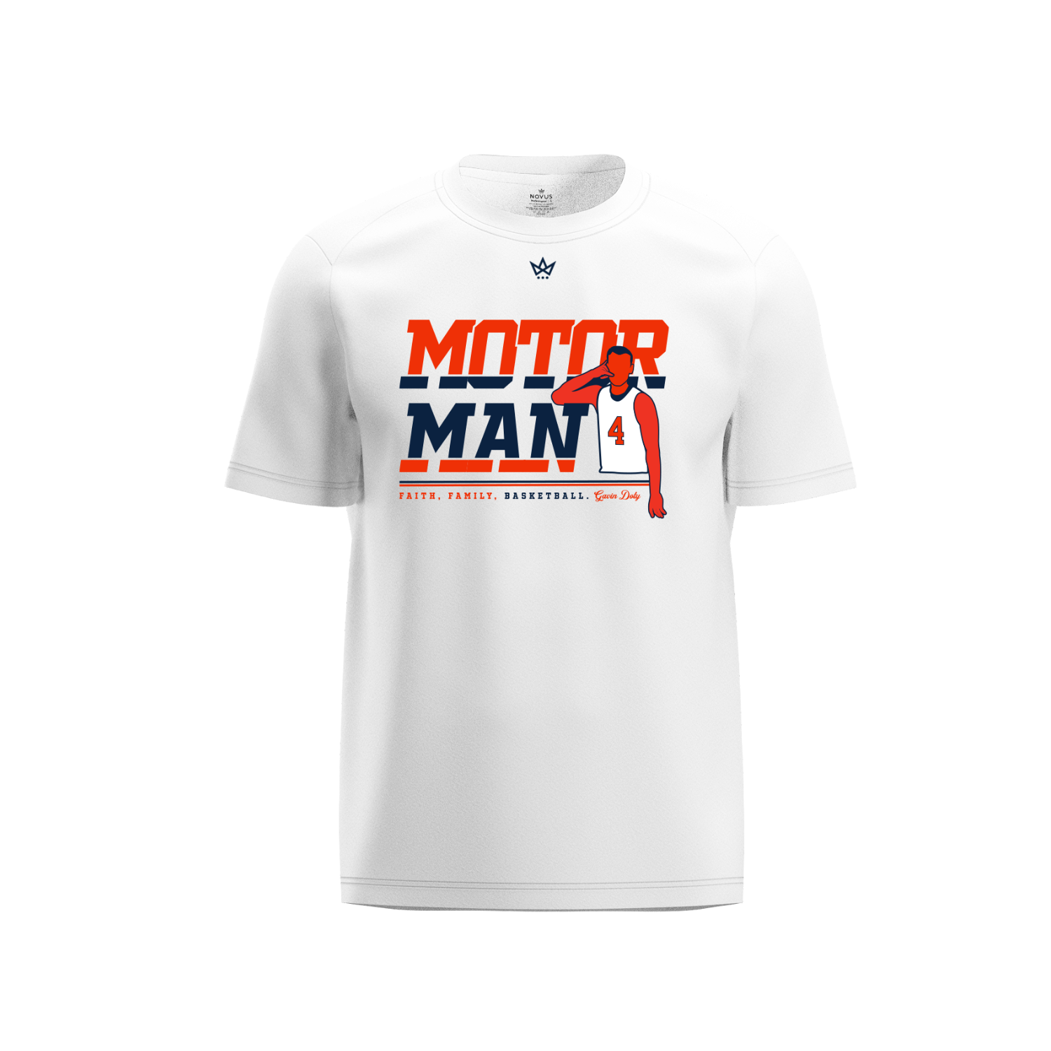 GAVIN DOTY "GD4" PERFORMANCE SS TEE [WHITE]