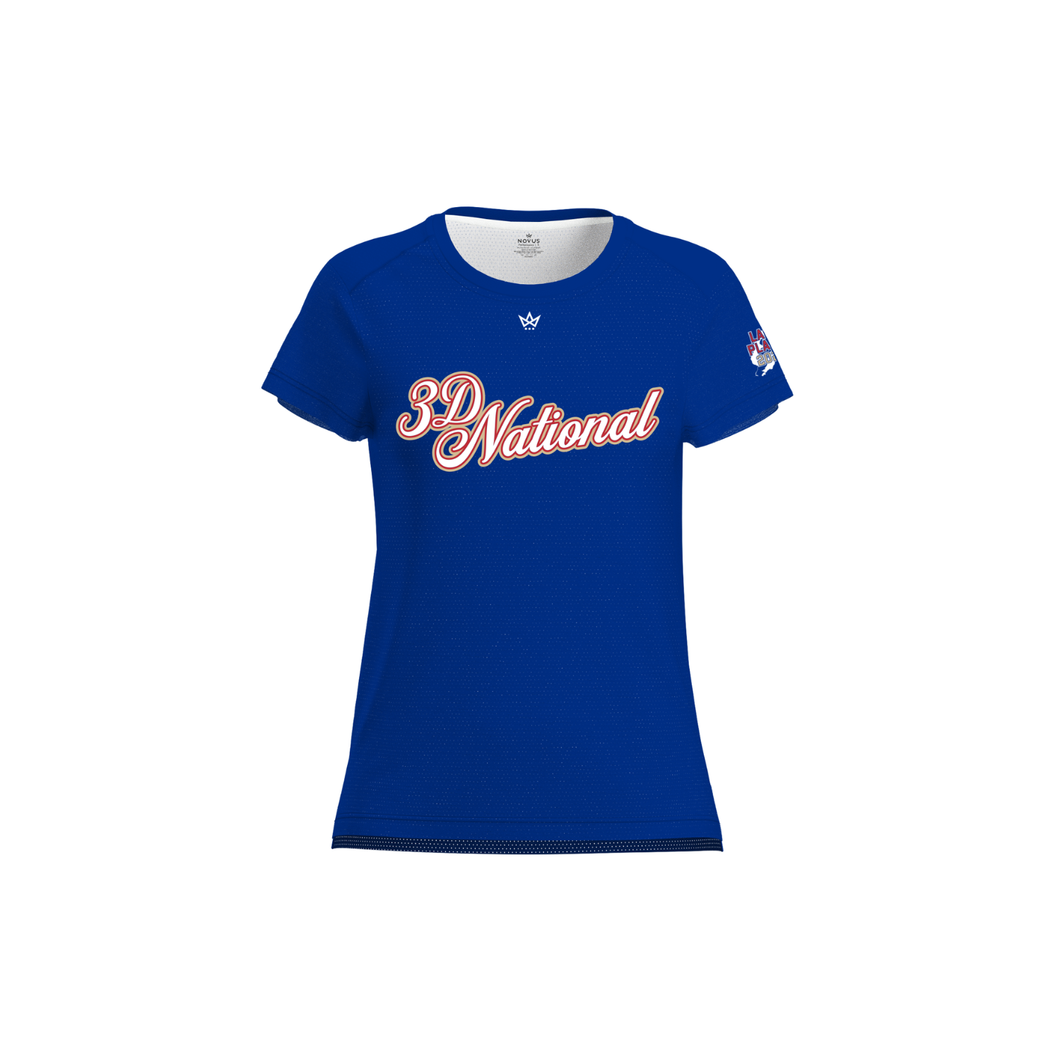 3D NATIONAL LAKE PLACID EDITION WOMEN'S AURA TEE - BLUE