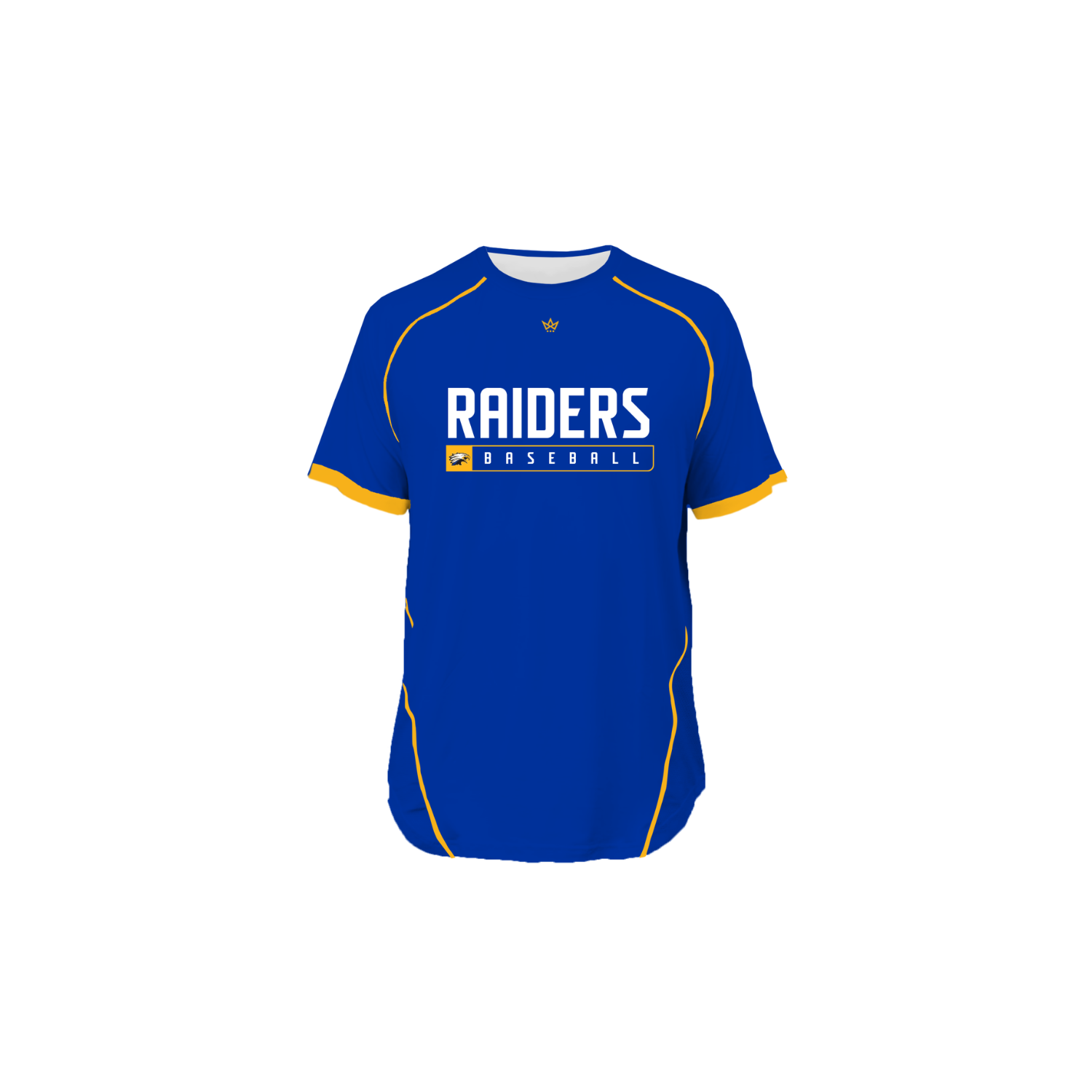 NORTH BRUNSWICK YOUTH PRO VENTED SS TEE - BASEBALL (BLUE)