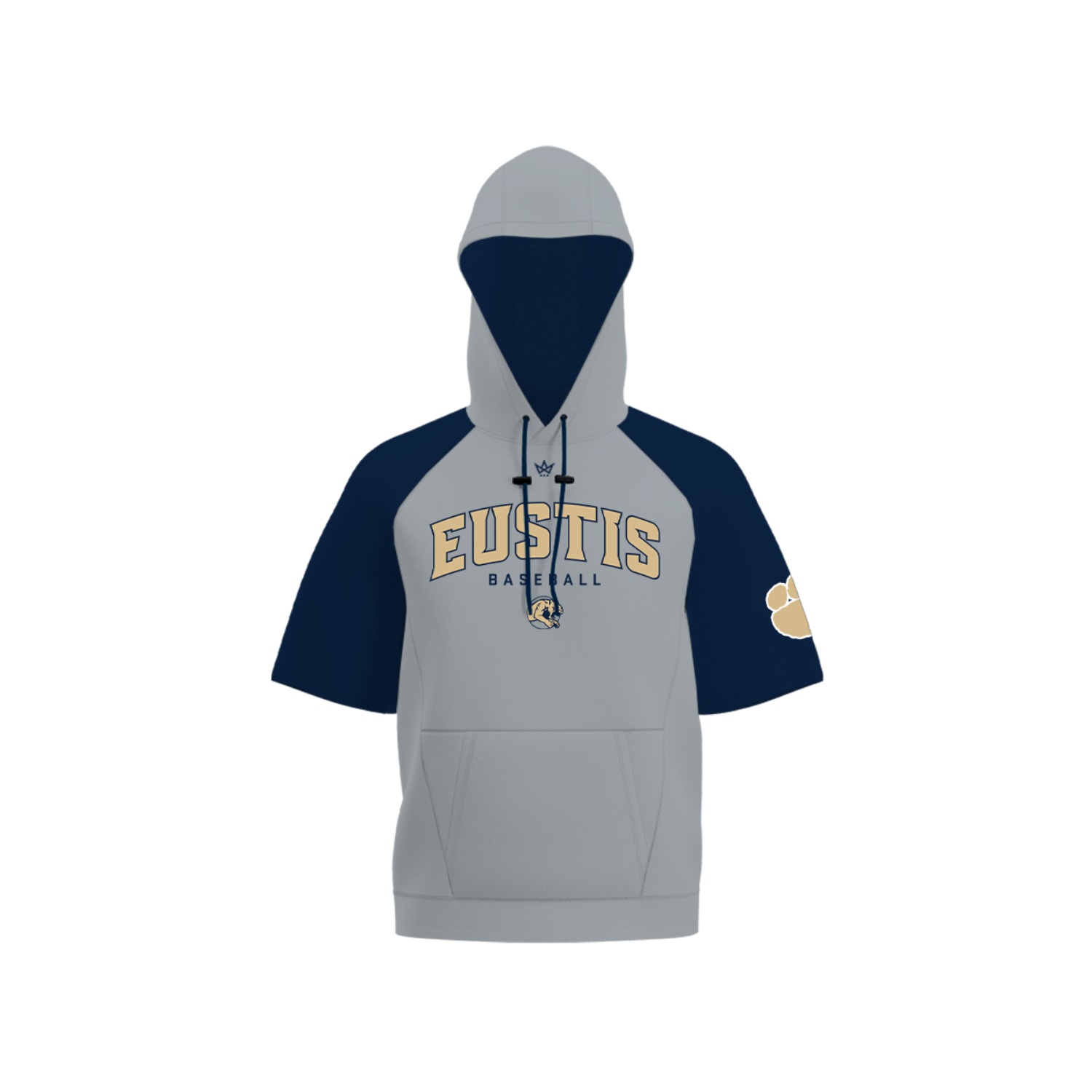 EUSTIS HS BASEBALL SUB PERFORMANCE FLEECE SS HOODIE