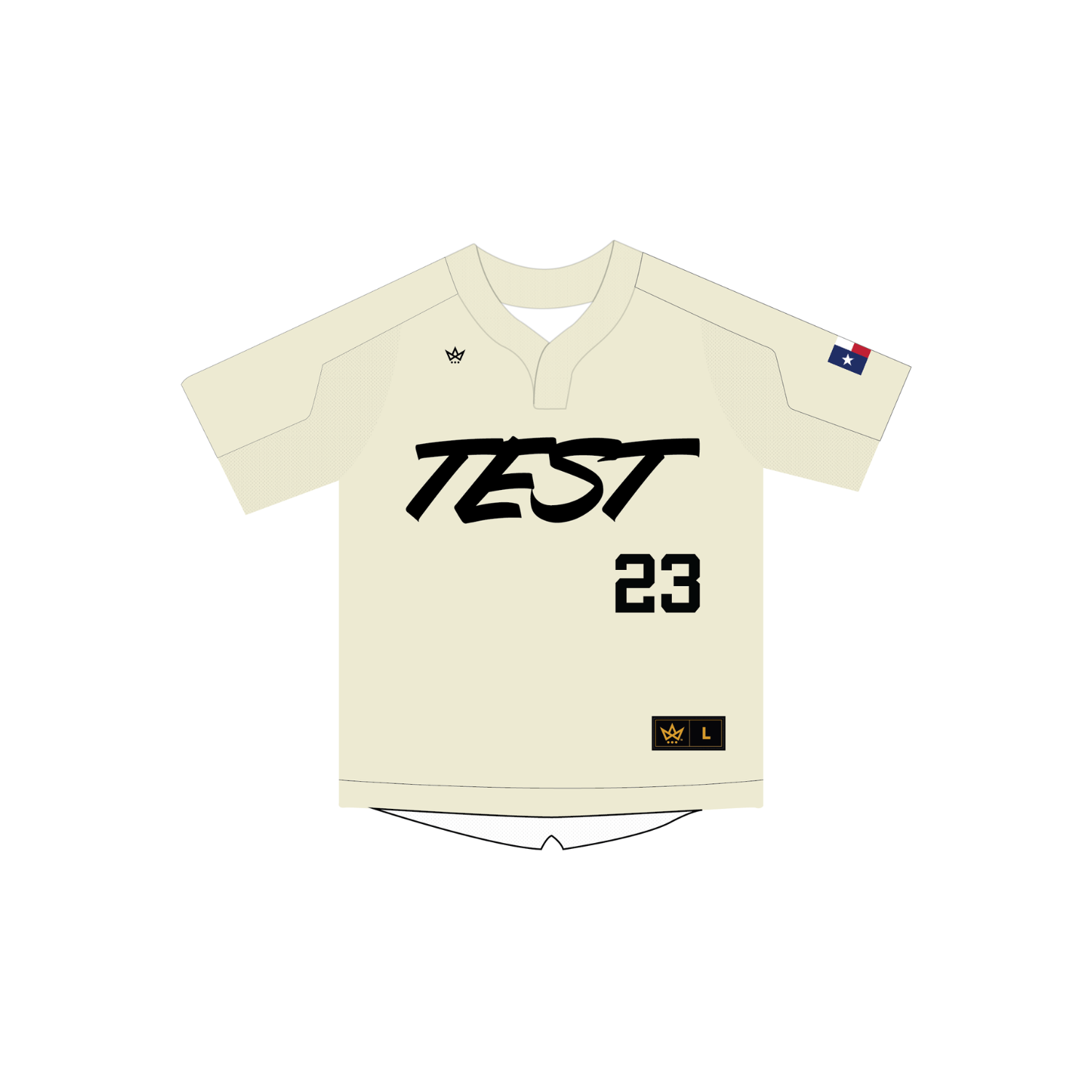 TB BASEBALL FALL '26 BASEBALL VENTUS 2-BUTTON JERSEY - CREAM