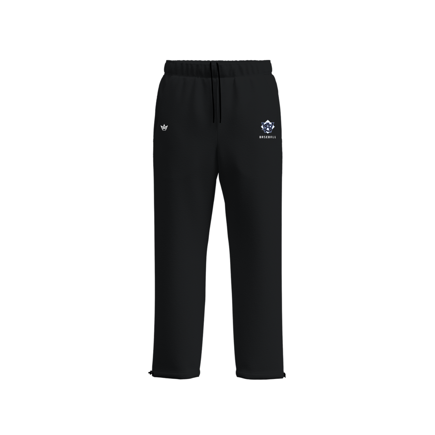 SARATOGA WILTON YOUTH BASEBALL ACCESS COTTON FLEECE SWEATPANTS [BLACK]