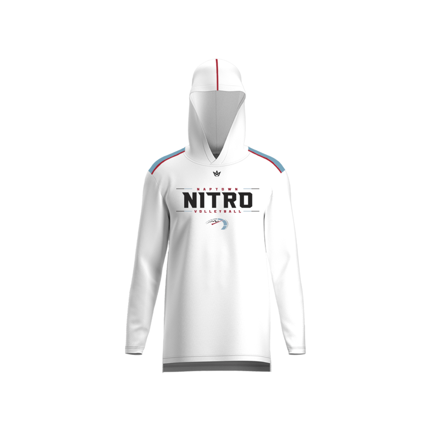 NAPTOWN NITRO VLA AURA LS HOODIE [WHITE]