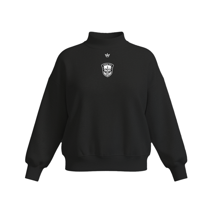 CAPITAL CITY FC WOMEN'S COTTON FLEECE MOCKNECK