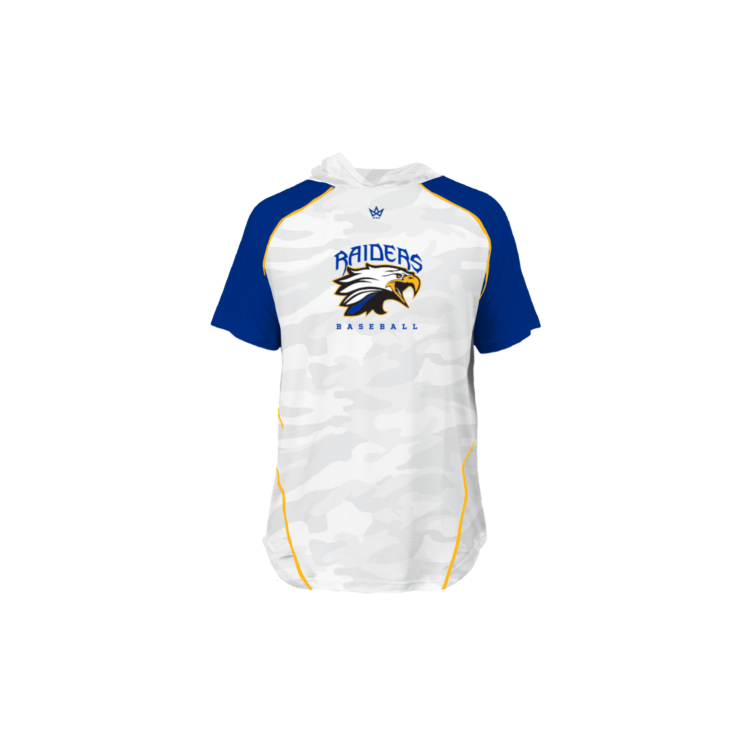 NORTH BRUNSWICK YOUTH PRO VENTED SS HOODIE - BASEBALL