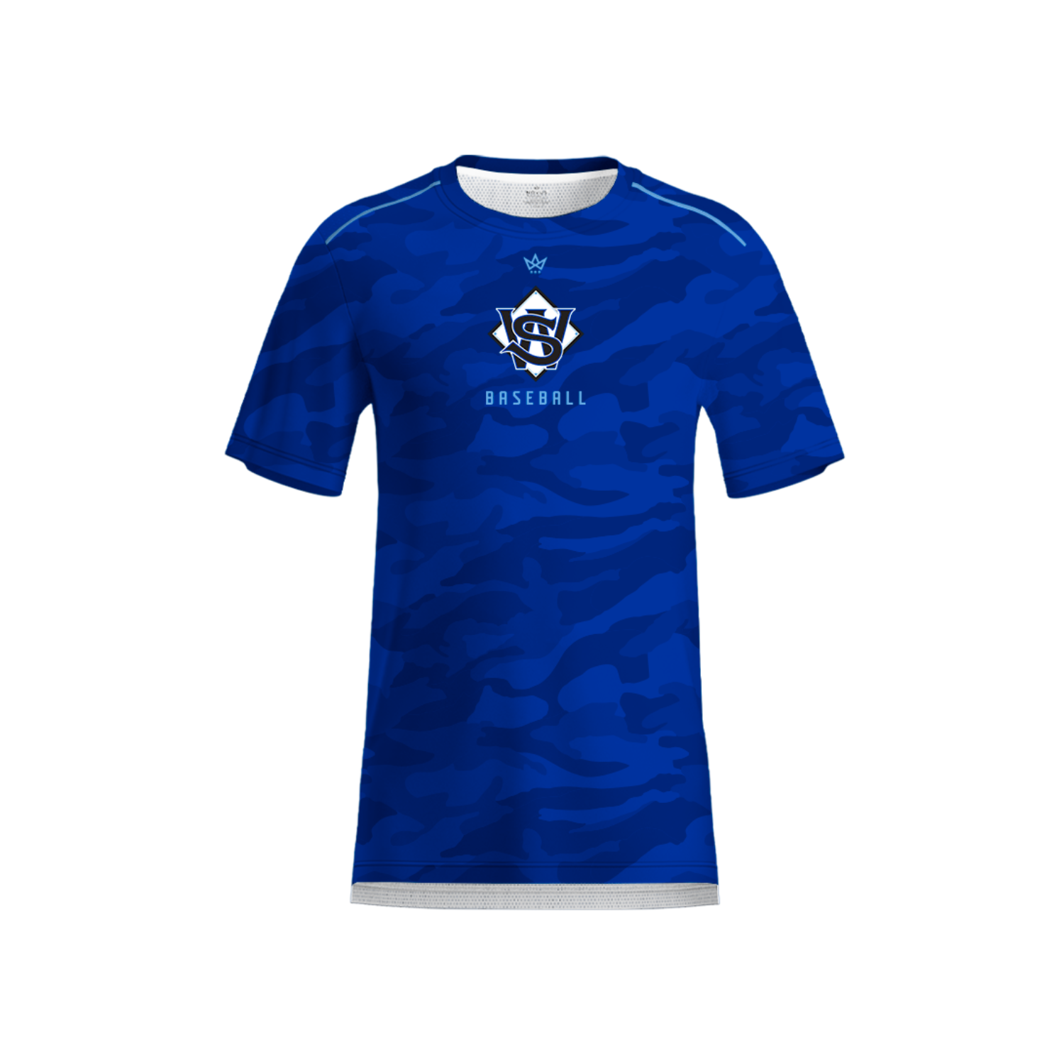 SARATOGA WILTON YOUTH BASEBALL AURA TEE [BLUE CAMO]