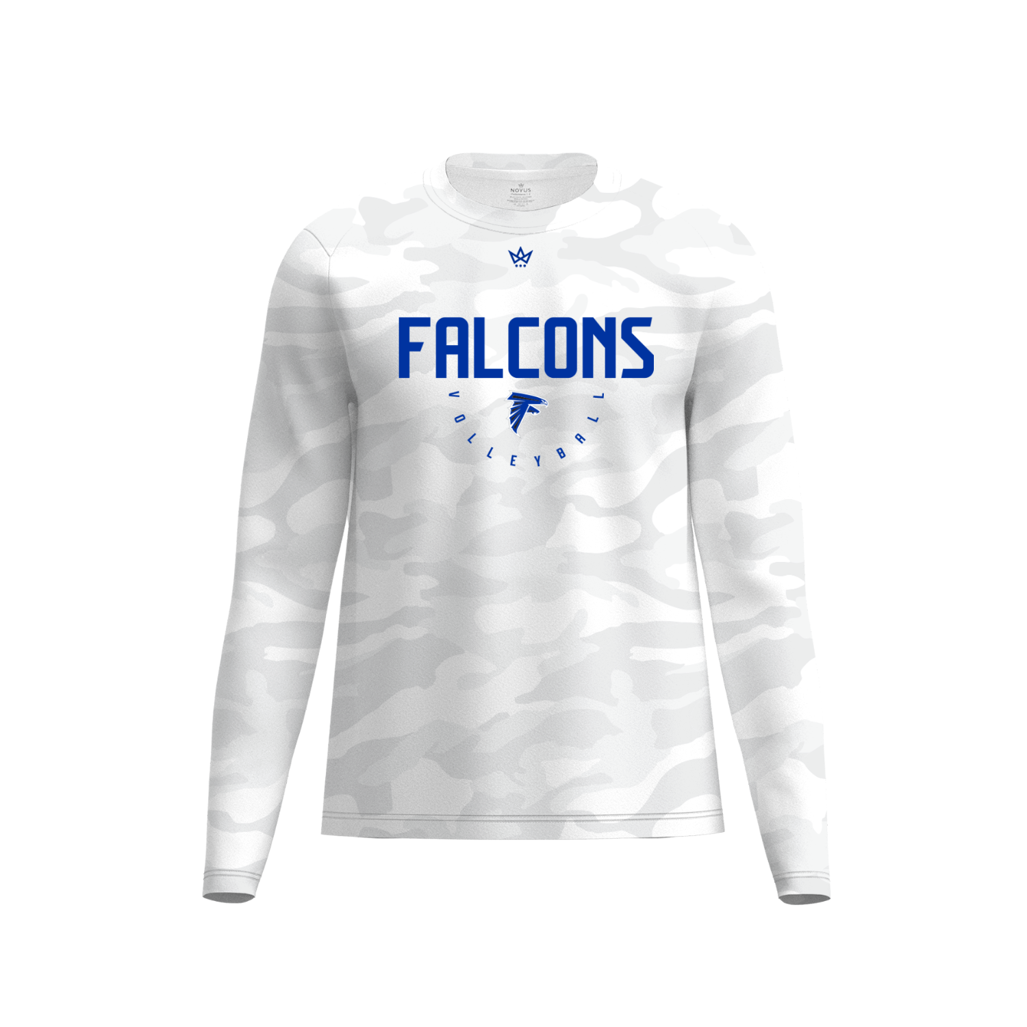 HEALTH SCIENCE CHARTER SCHOOL VOLLEYBALL PERFORMANCE LS [WHITE CAMO]