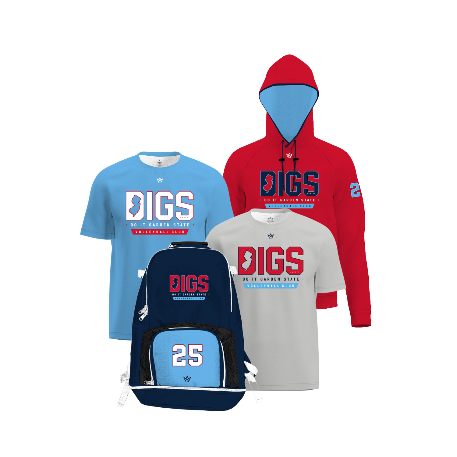 DIGS VOLLEYBALL NEW PLAYER PACK