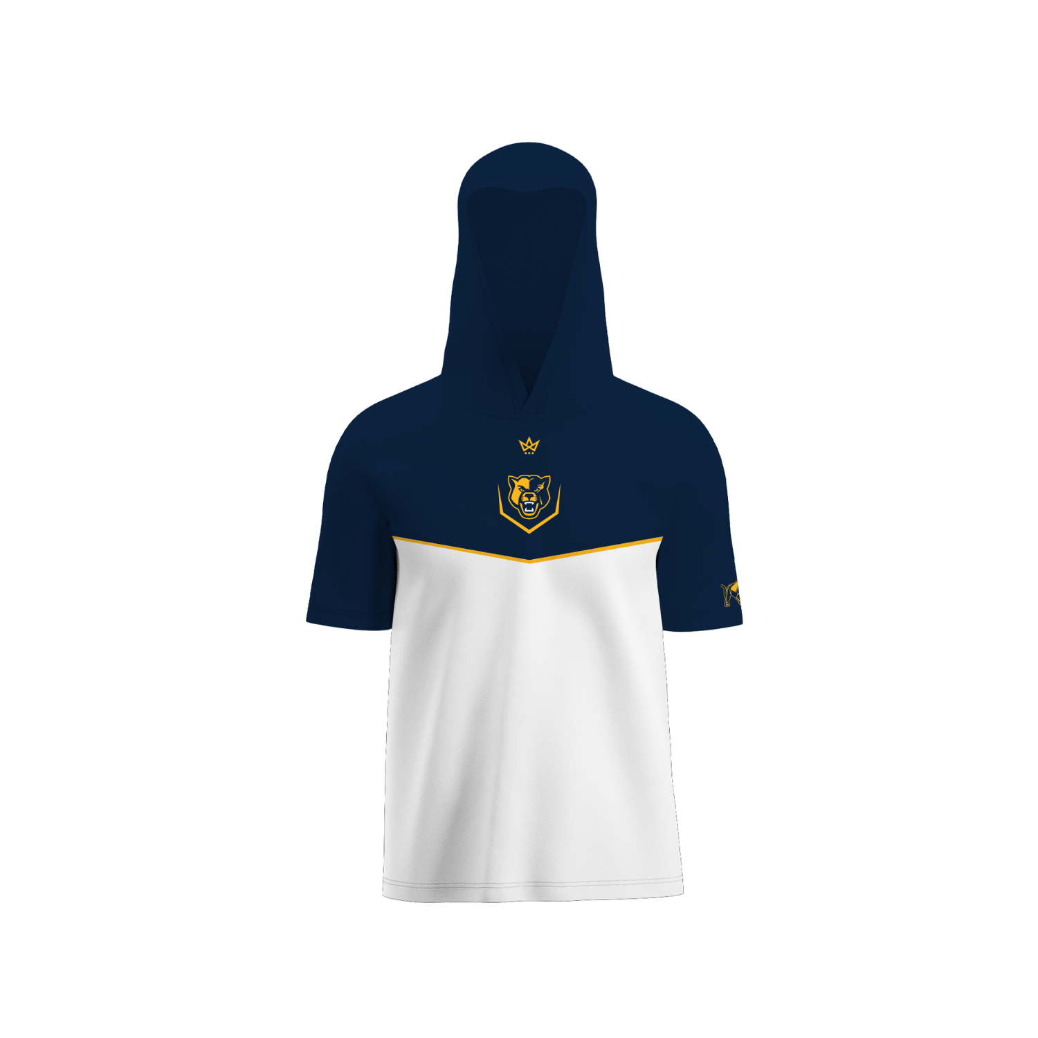 MEDOMAK VALLEY BASEBALL PERFORMANCE SS HOODIE [NAVY/WHITE]