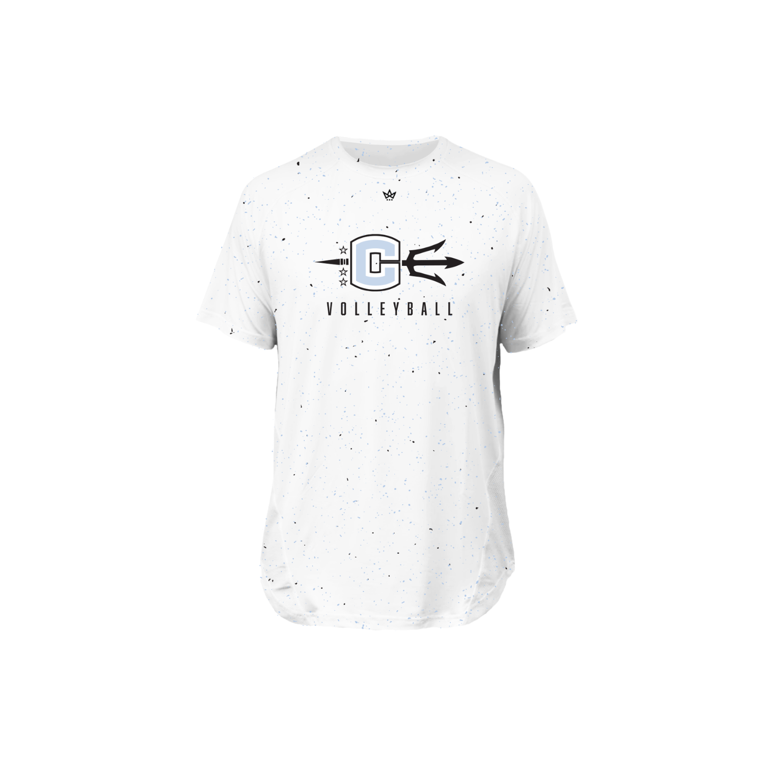 COLUMBIA HS VOLLEYBALL '26 PRO VENTED SS TEE - WHITE