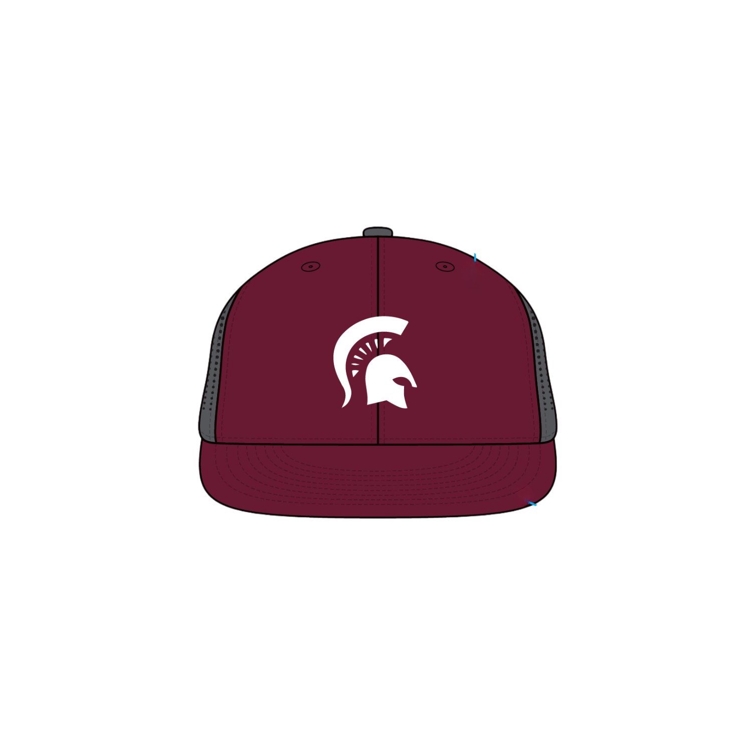 BHBL TRAVEL BASEBALL '26 VENTED GAME HAT - MAROON
