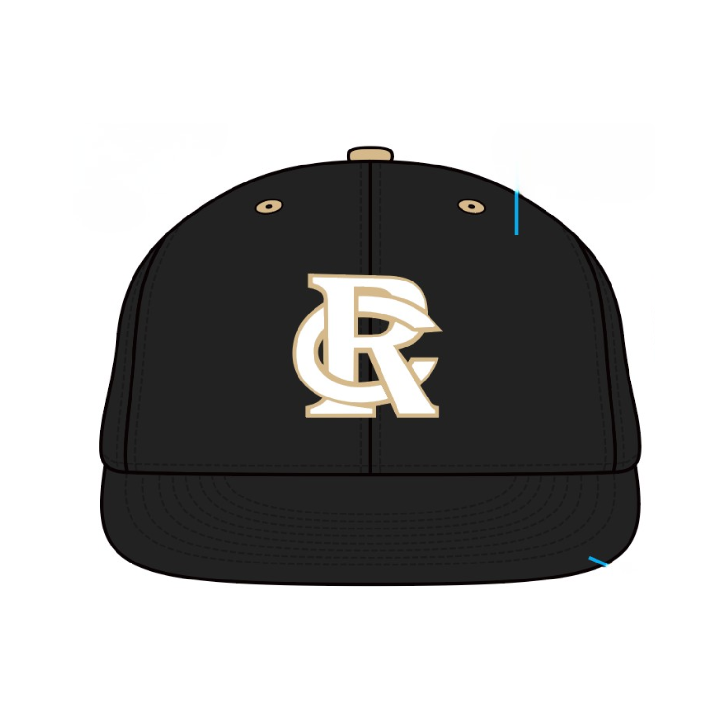 ROCK CANYON BASEBALL STRUCTURED 6-PANEL SNAPBACK [BLACK]