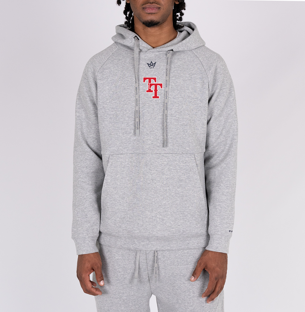 TOP TIER BASEBALL '26 ROYALKNIT HOODIE - STERLING HEATHER