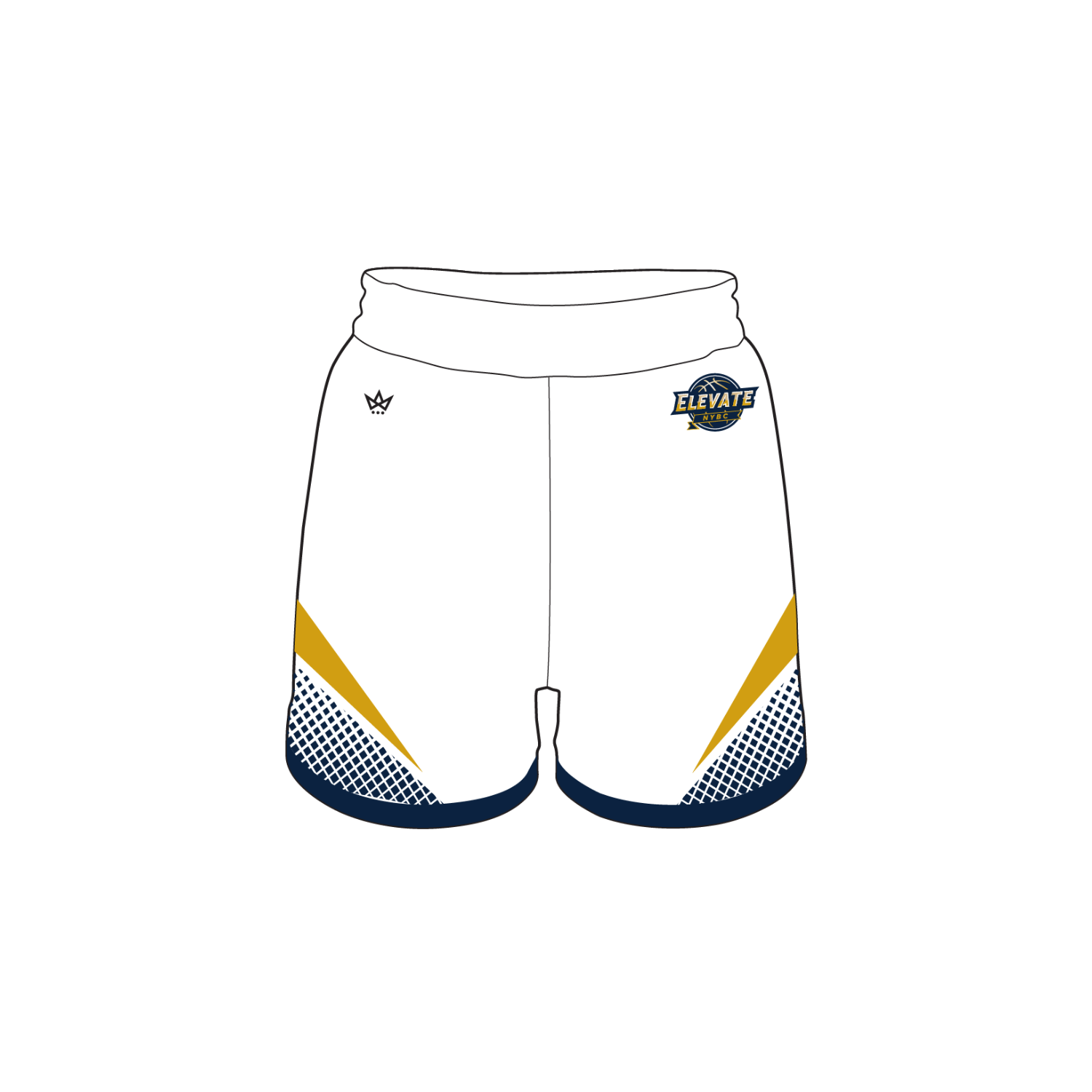 ELEVATE BASKETBALL '26 WOMEN'S BASKETBALL SHORTS - WHITE