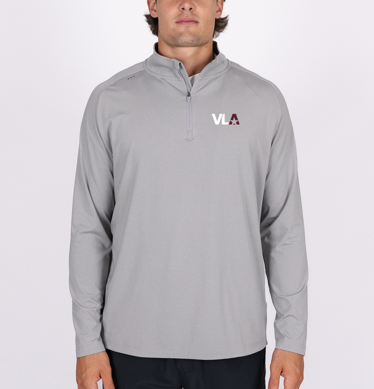 VOLLEYBALL LEAGUE  OF AMERICA '26 ASCENSION  QUARTER-ZIP - HEATHER STERLING