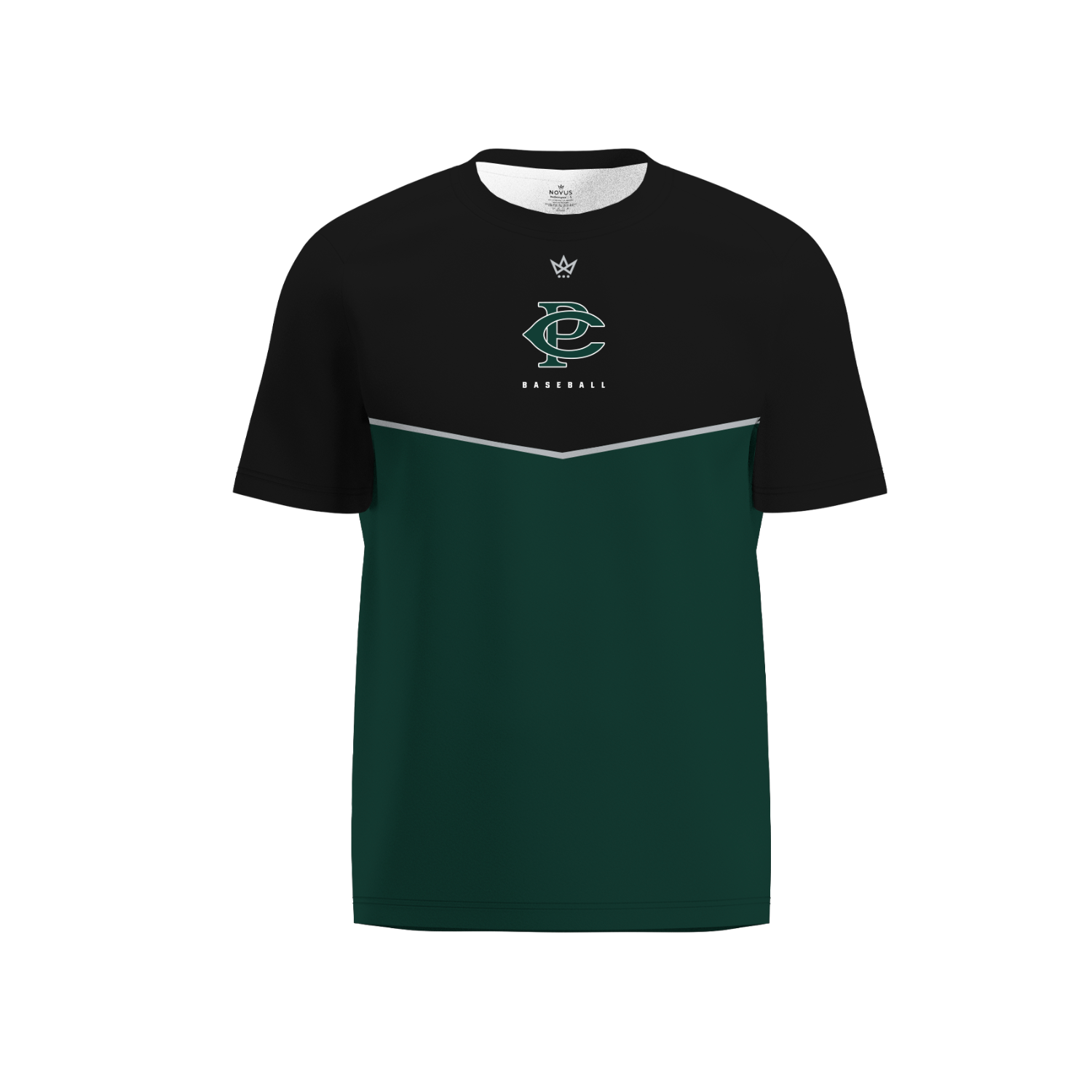CLIFTON PARK TRAVEL BASEBALL PERFORMANCE SS TEE [BLACK]