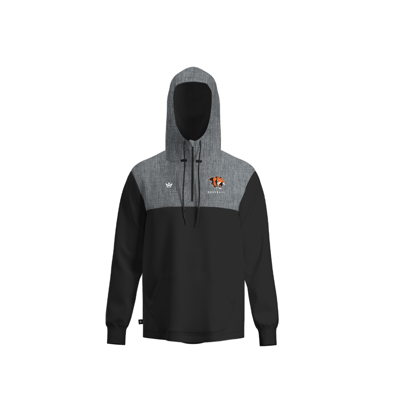 GEORGETOWN COLLEGE BASEBALL PANELED HOODIE