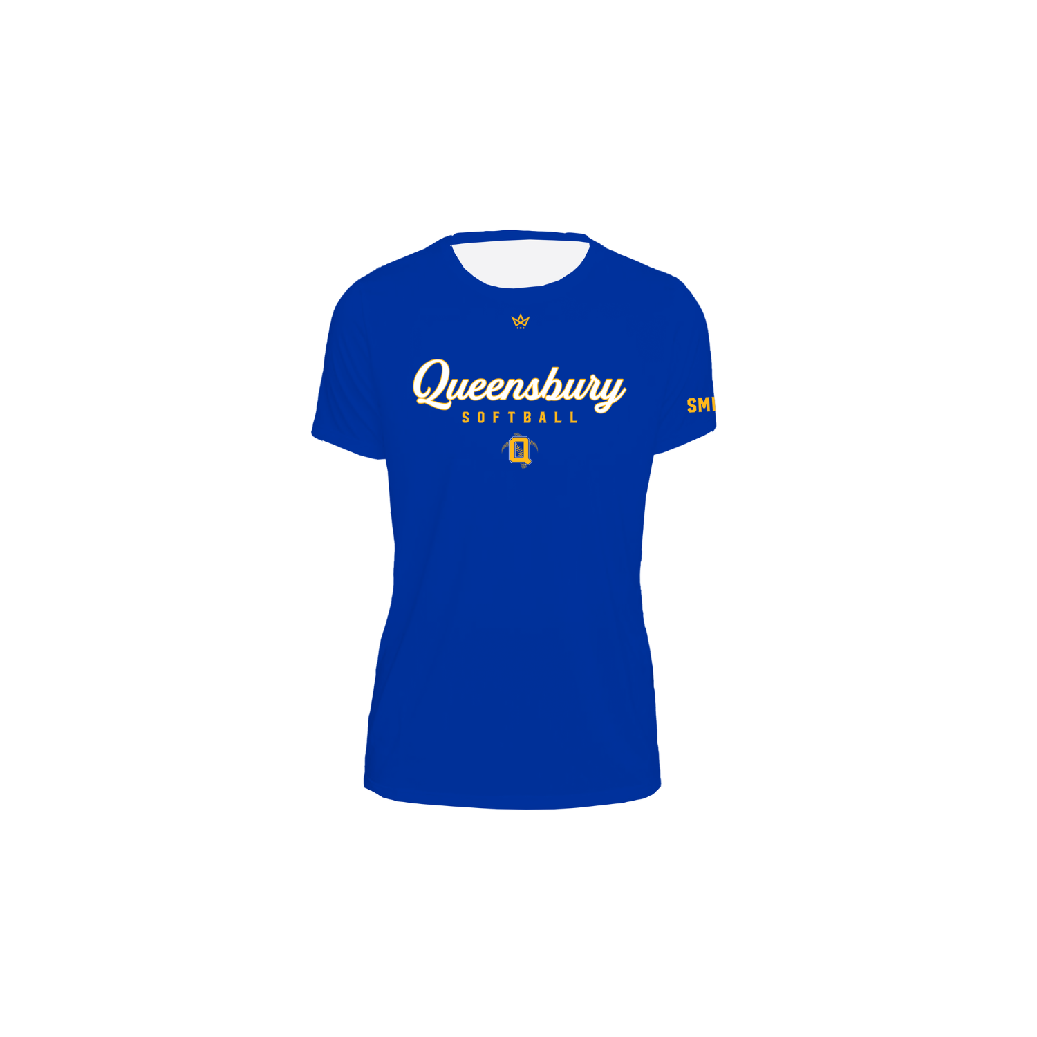 QUEENSBURY YOUTH BASEBALL & SOFTBALL WOMEN'S PERFORMANCE SS TEE - SOFTBALL