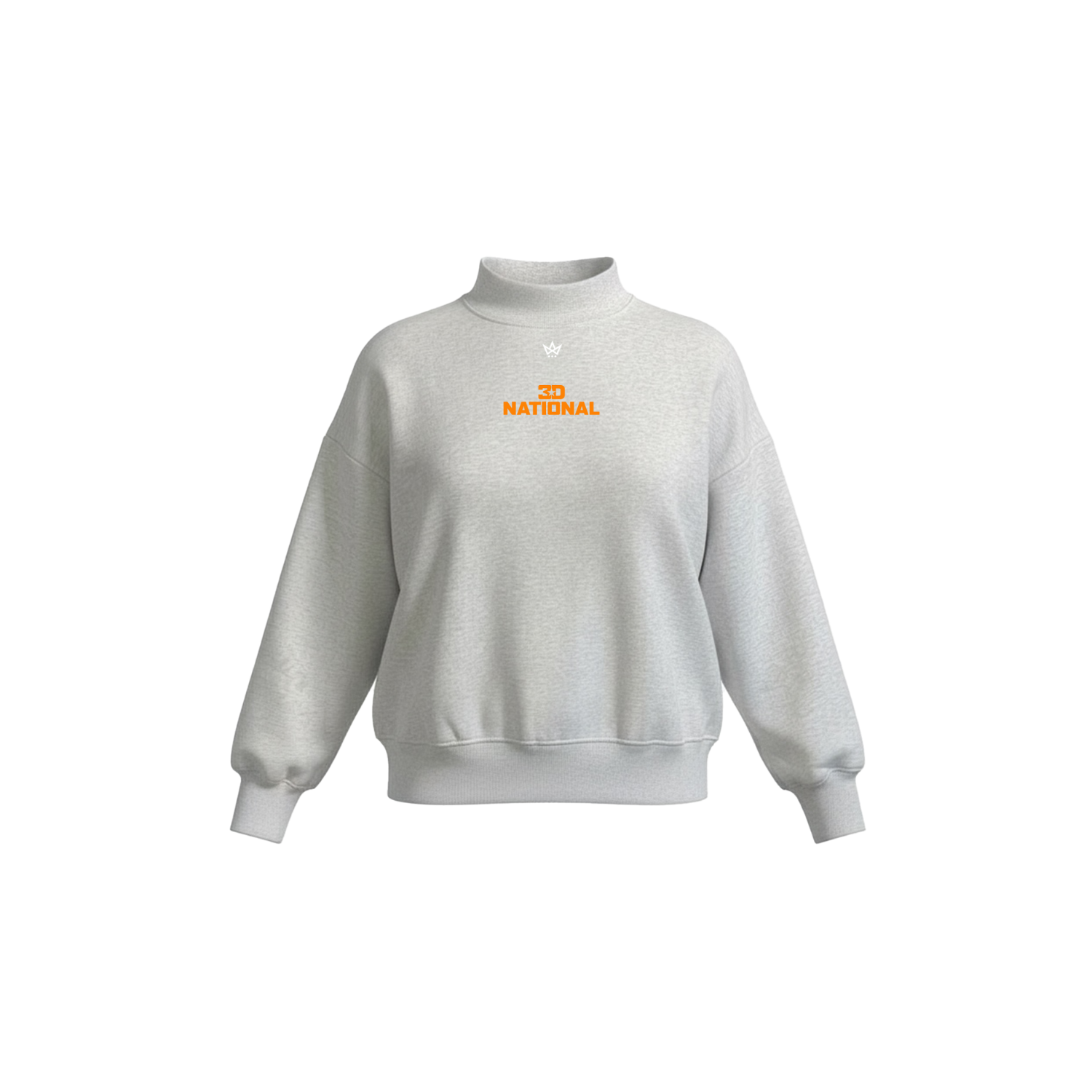 3D NATIONAL LACROSSE NASHVILLE WOMEN'S COTTON FLEECE MOCKNECK