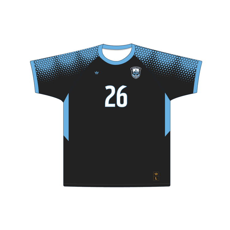 CAPITAL CITY FC SOCCER GAME JERSEY (CREW) [BLACK-BOYS]